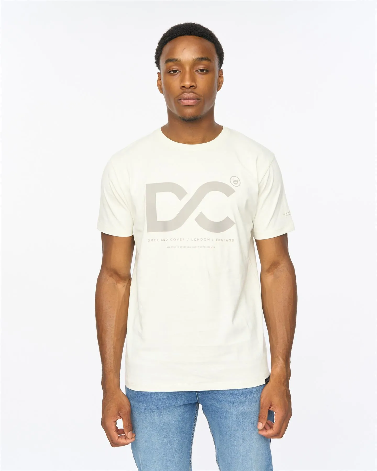 Mens Polymoore Heavy T-Shirt Off White sold by Brand Corner