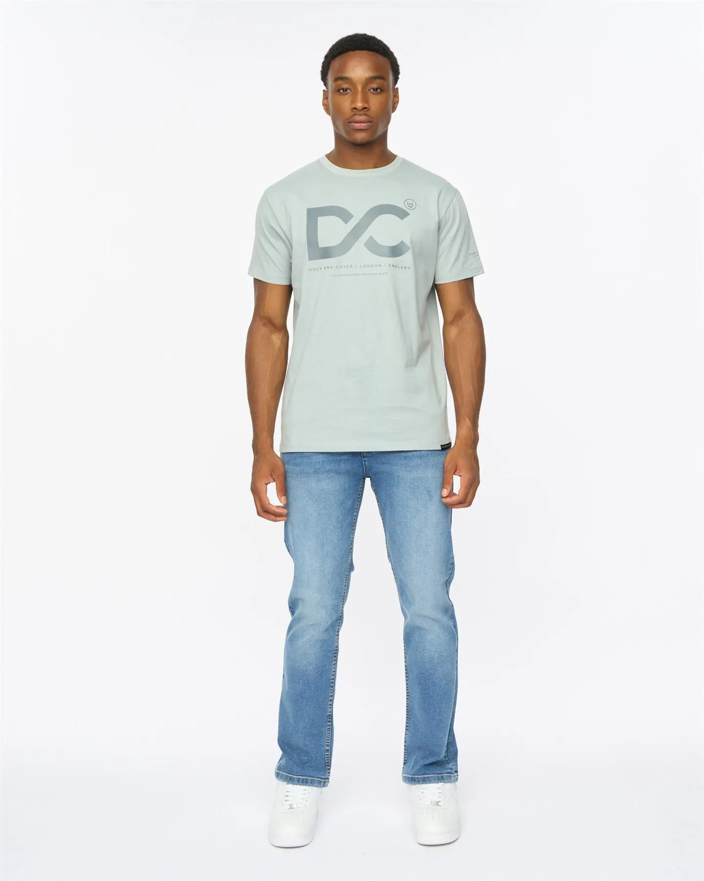 Mens Polymoore Heavy T-Shirt Steel Blue sold by Brand Corner product image thumbnail 3