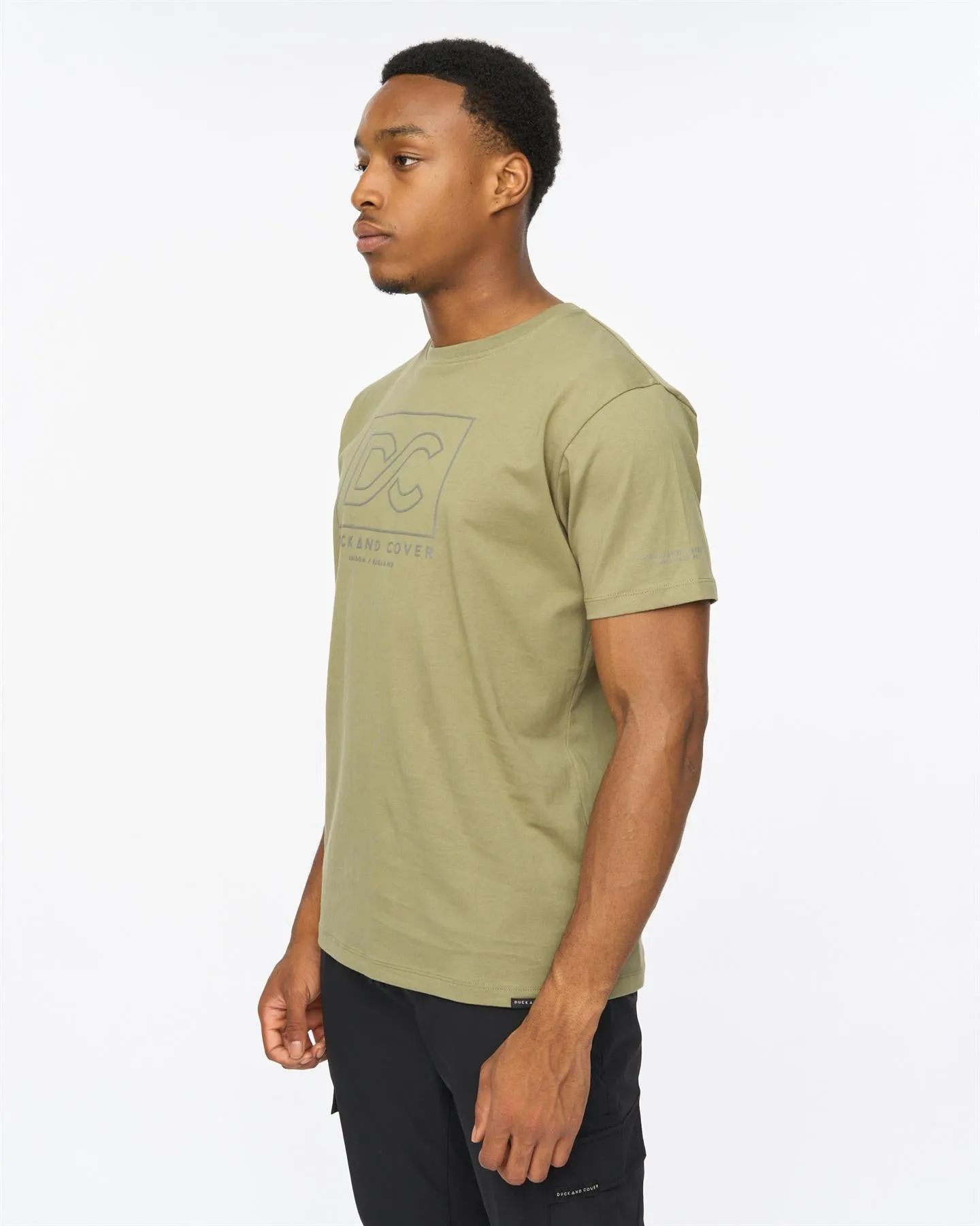 Mens Rampmoore Heavy T-Shirt Olive sold by Brand Corner product image thumbnail 2