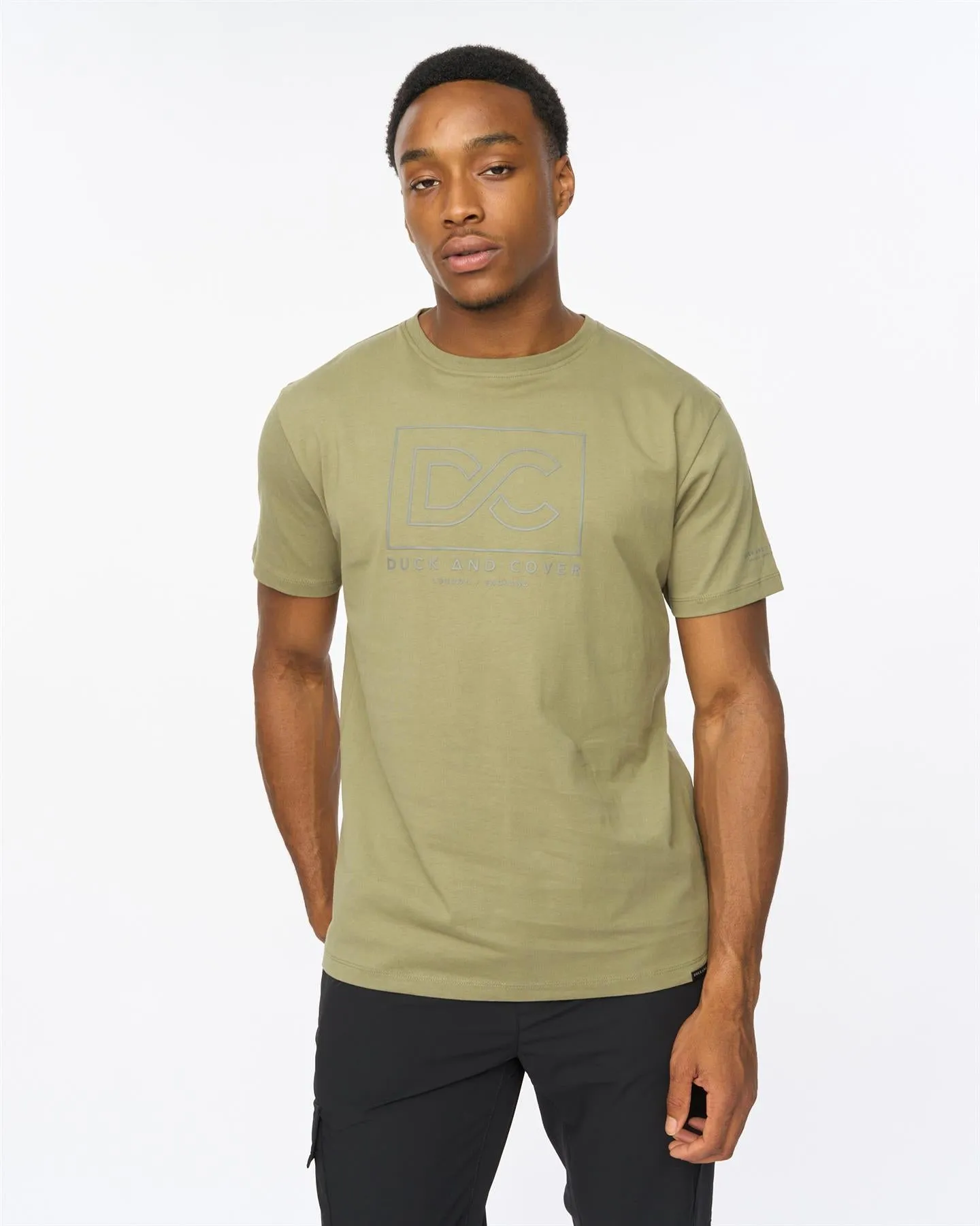 Mens Rampmoore Heavy T-Shirt Olive sold by Brand Corner product image thumbnail 4