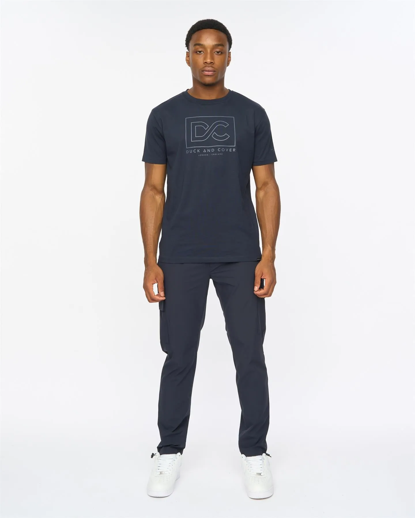 Mens Rampmoore Heavy T-Shirt Navy sold by Brand Corner product image thumbnail 2