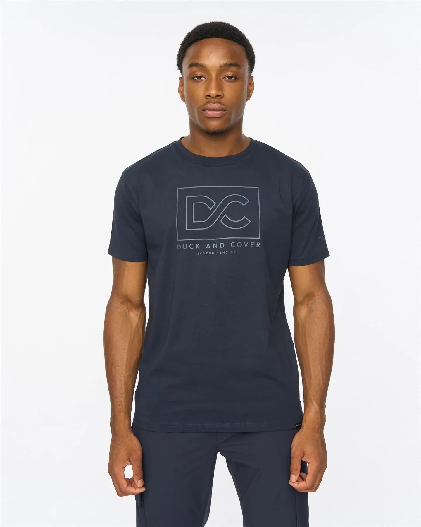 Mens Rampmoore Heavy T-Shirt Navy sold by Brand Corner