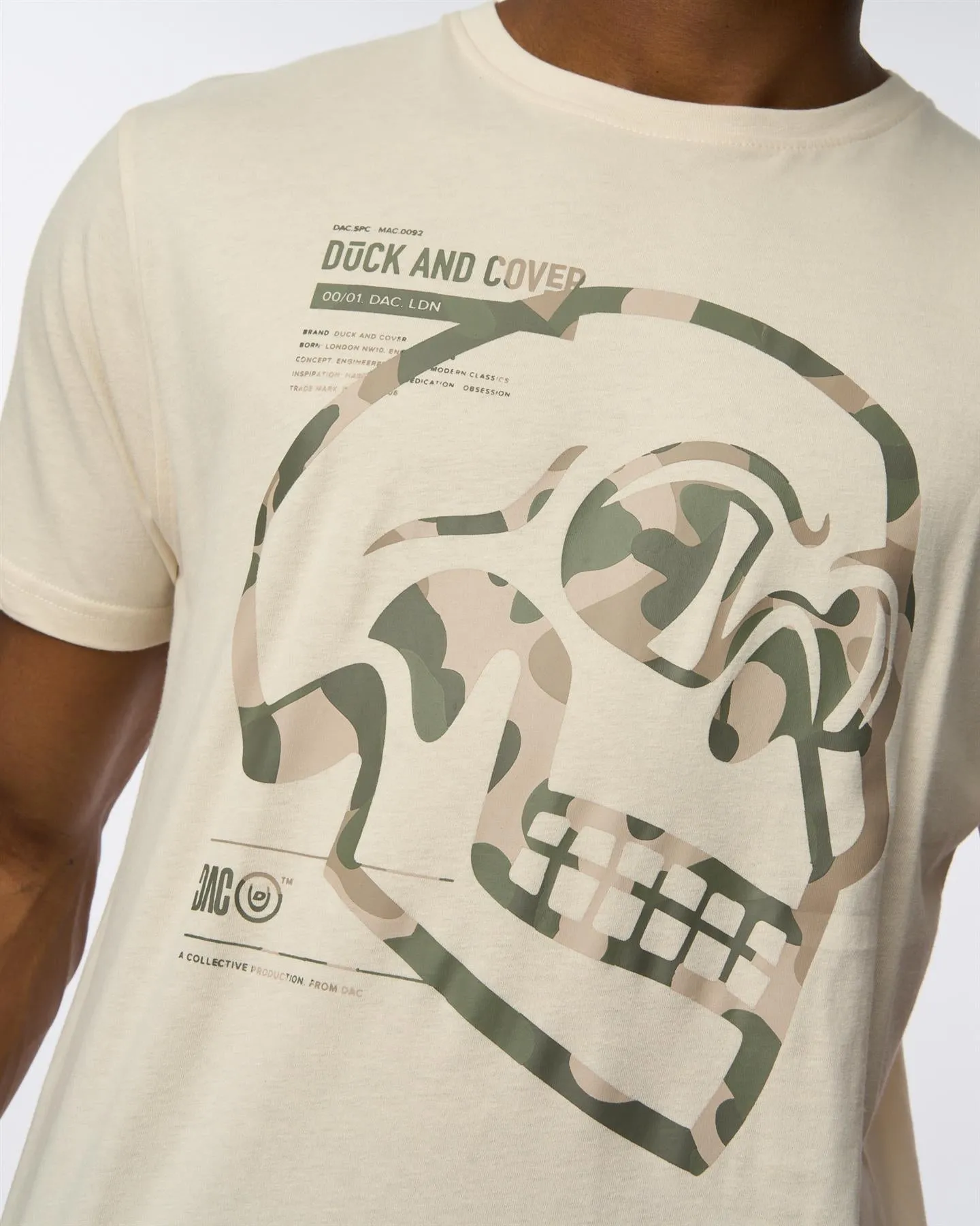Mens Skullmatic T-Shirt Off White sold by Brand Corner product image thumbnail 5