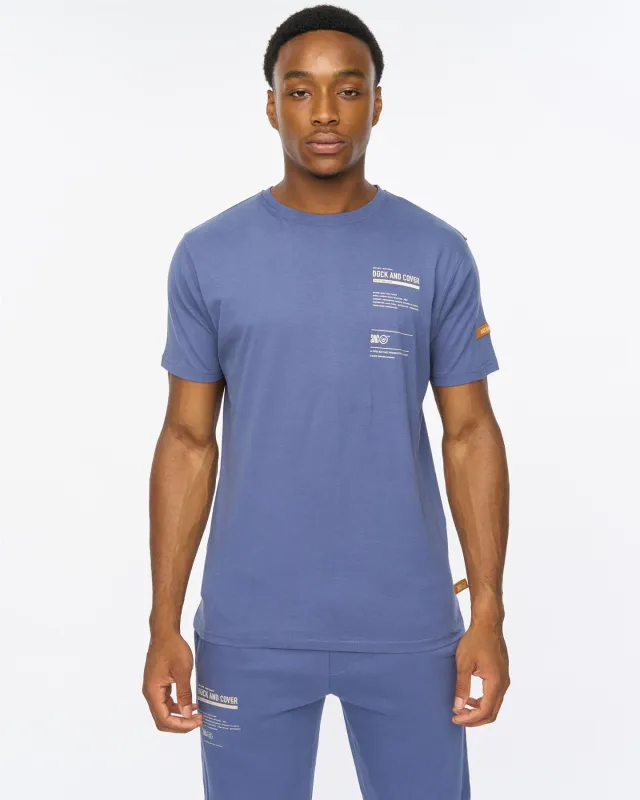 Mens Applewood T-Shirt Denim Blue sold by Brand Corner