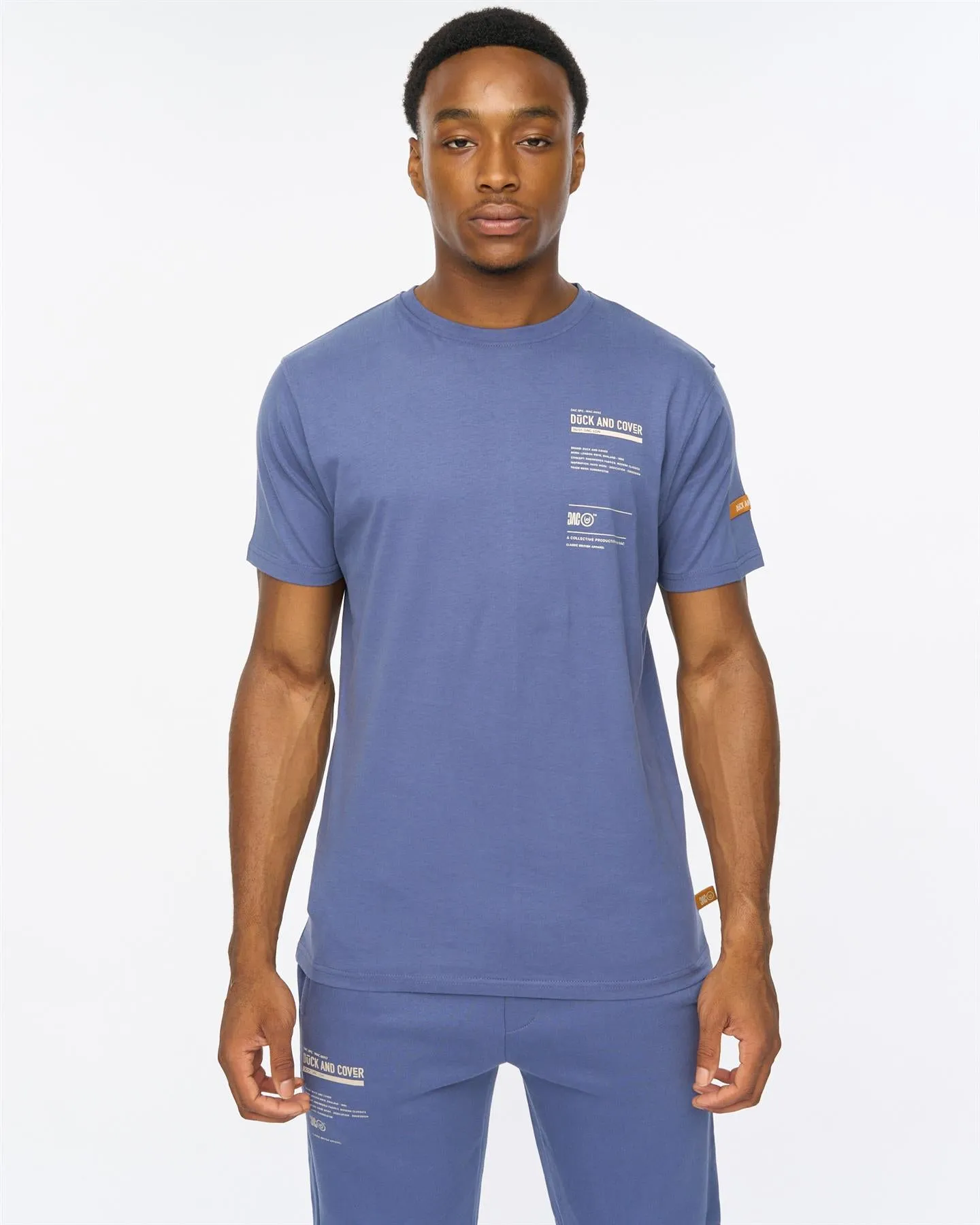 Mens Applewood T-Shirt Denim Blue sold by Brand Corner