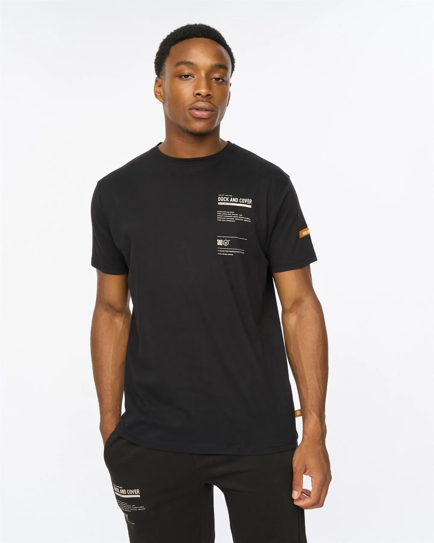 Mens Applewood T-Shirt Black sold by Brand Corner product image thumbnail 4