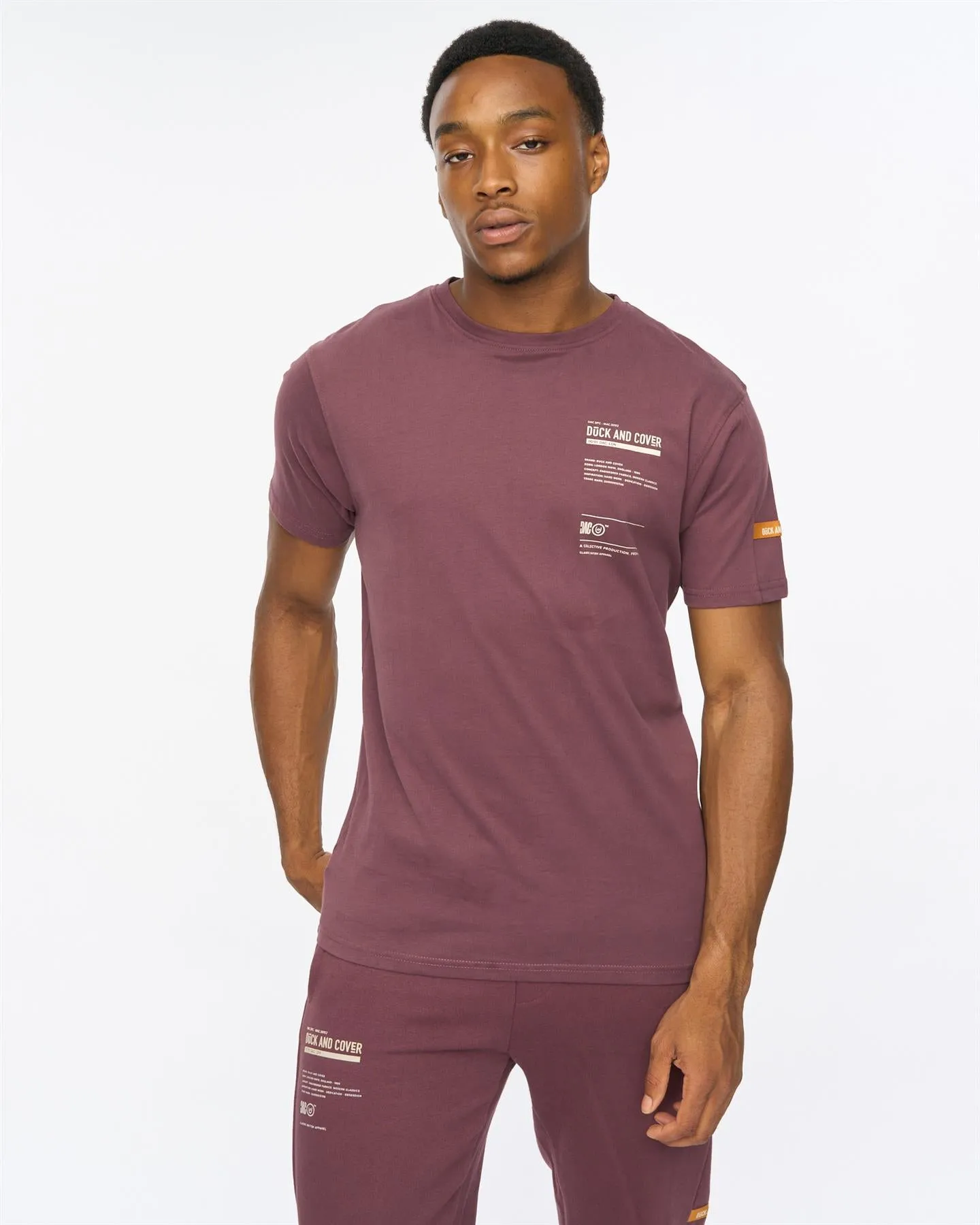 Mens Applewood T-Shirt Raisin sold by Brand Corner product image thumbnail 4