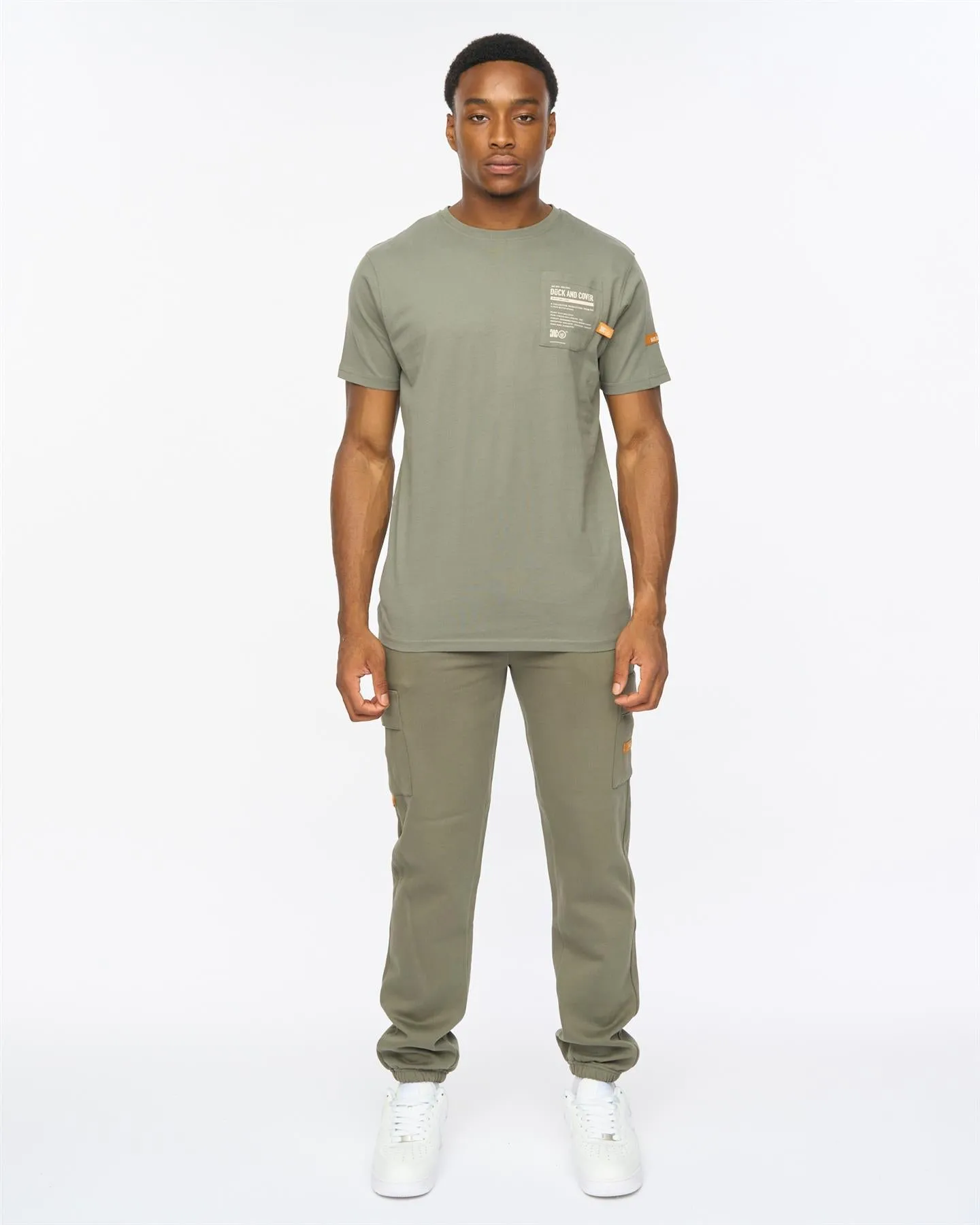 Mens Adamsberg T-Shirt Dark Olive sold by Brand Corner product image thumbnail 3