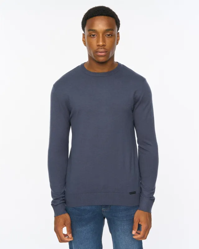 Mens Consenza Crew Knit Navy sold by Brand Corner