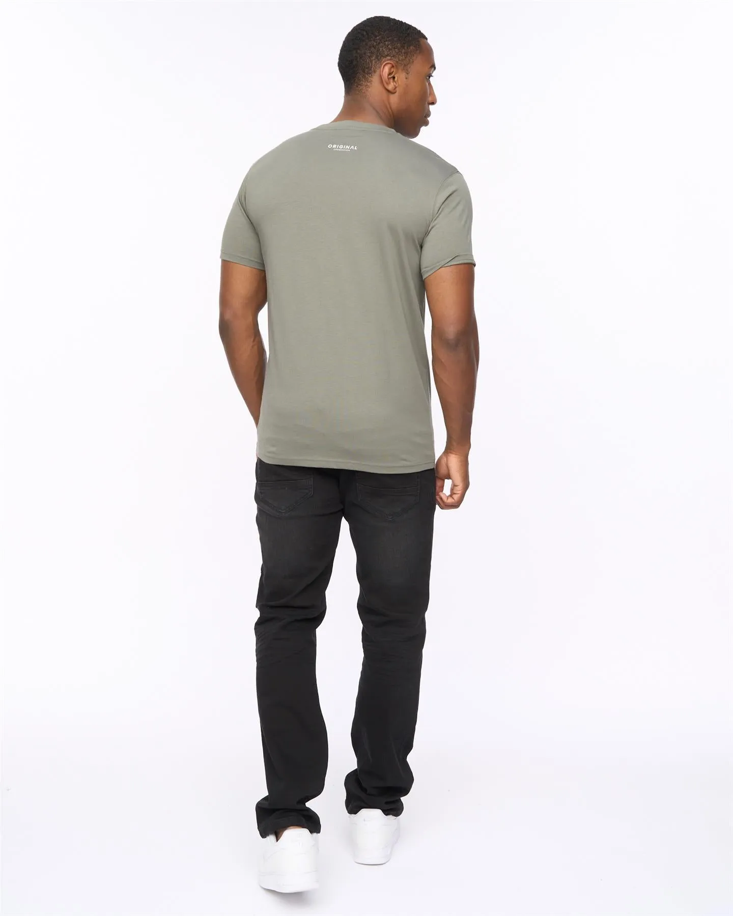 Mens Jampstead T-Shirt Olive sold by Brand Corner product image thumbnail 4