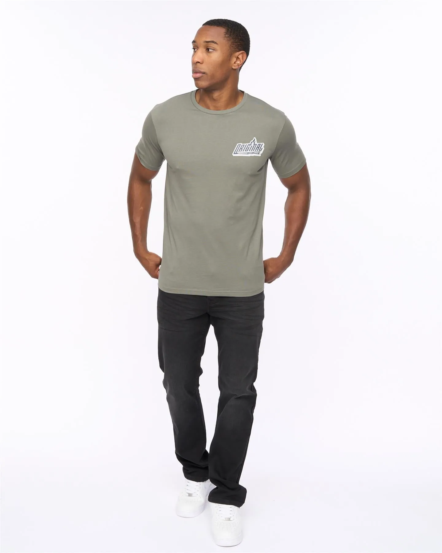 Mens Jampstead T-Shirt Olive sold by Brand Corner product image thumbnail 3