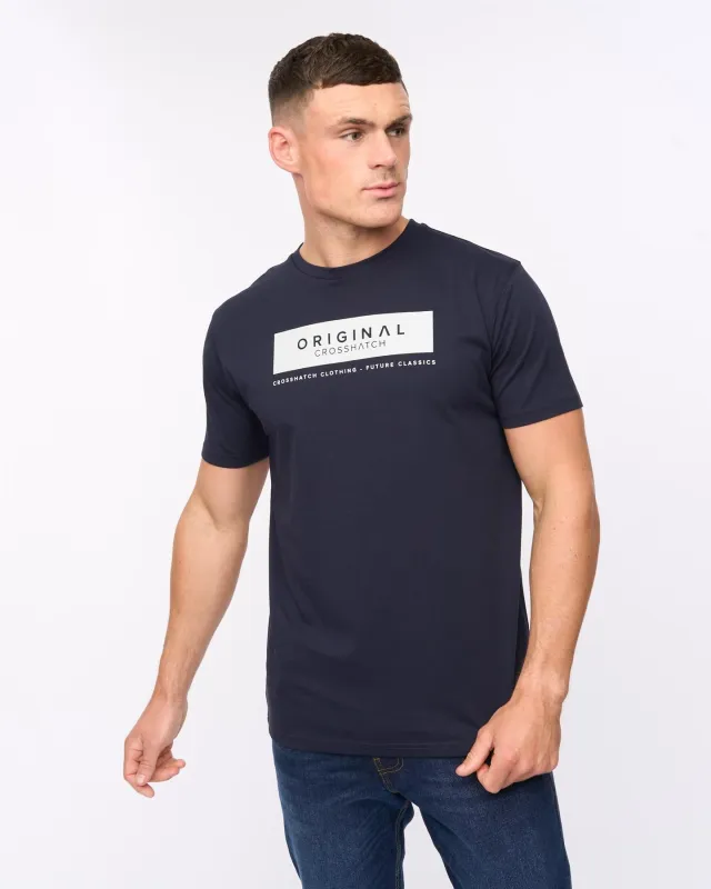 Mens Jamstate T-Shirt Navy sold by Brand Corner