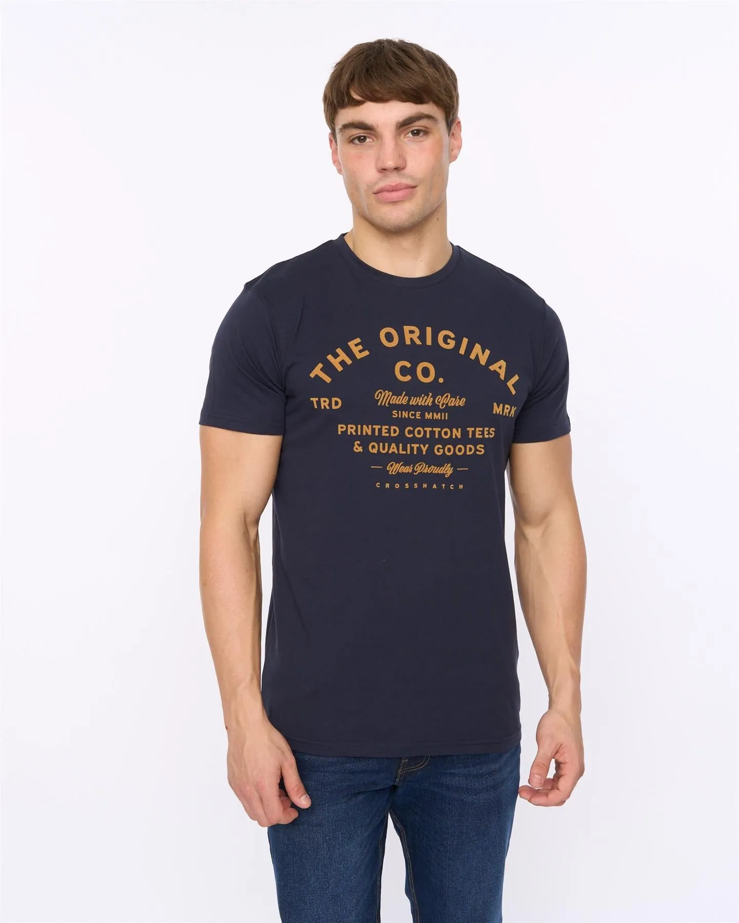 Mens Shoptown T-Shirt Navy sold by Brand Corner product image thumbnail 2