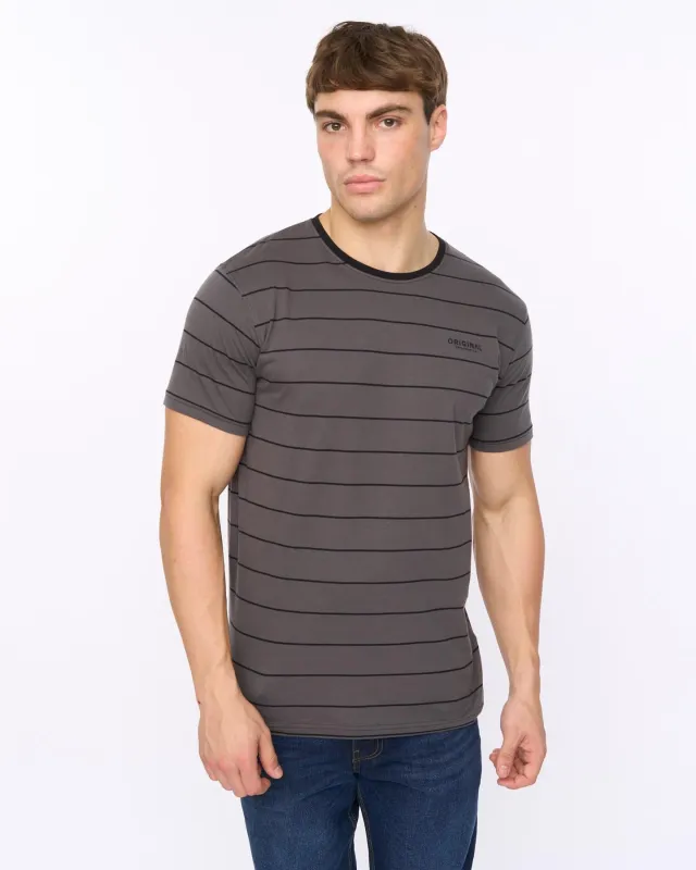 Mens Hemtowns T-Shirt Black sold by Brand Corner