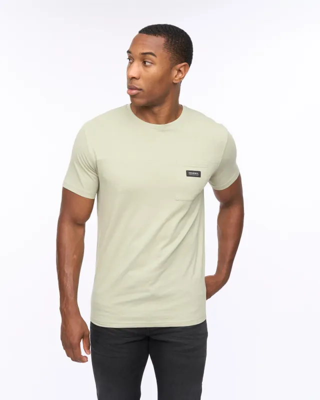 Mens Backdrafts T-Shirt Light Olive sold by Brand Corner