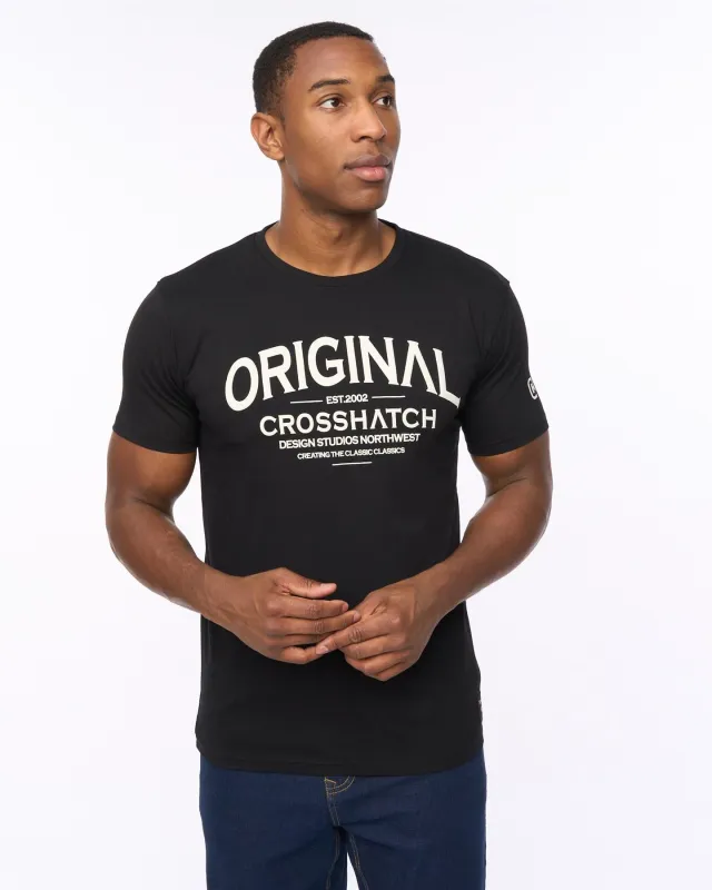 Mens Vintarge T-Shirt Black sold by Brand Corner