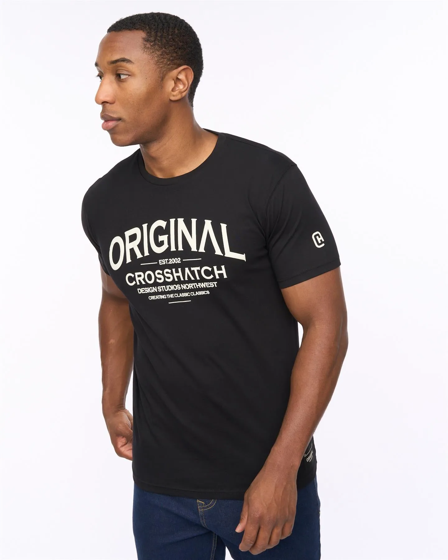 Mens Vintarge T-Shirt Black sold by Brand Corner product image thumbnail 2