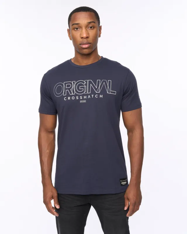 Mens Carrimoore T-Shirt Navy sold by Brand Corner