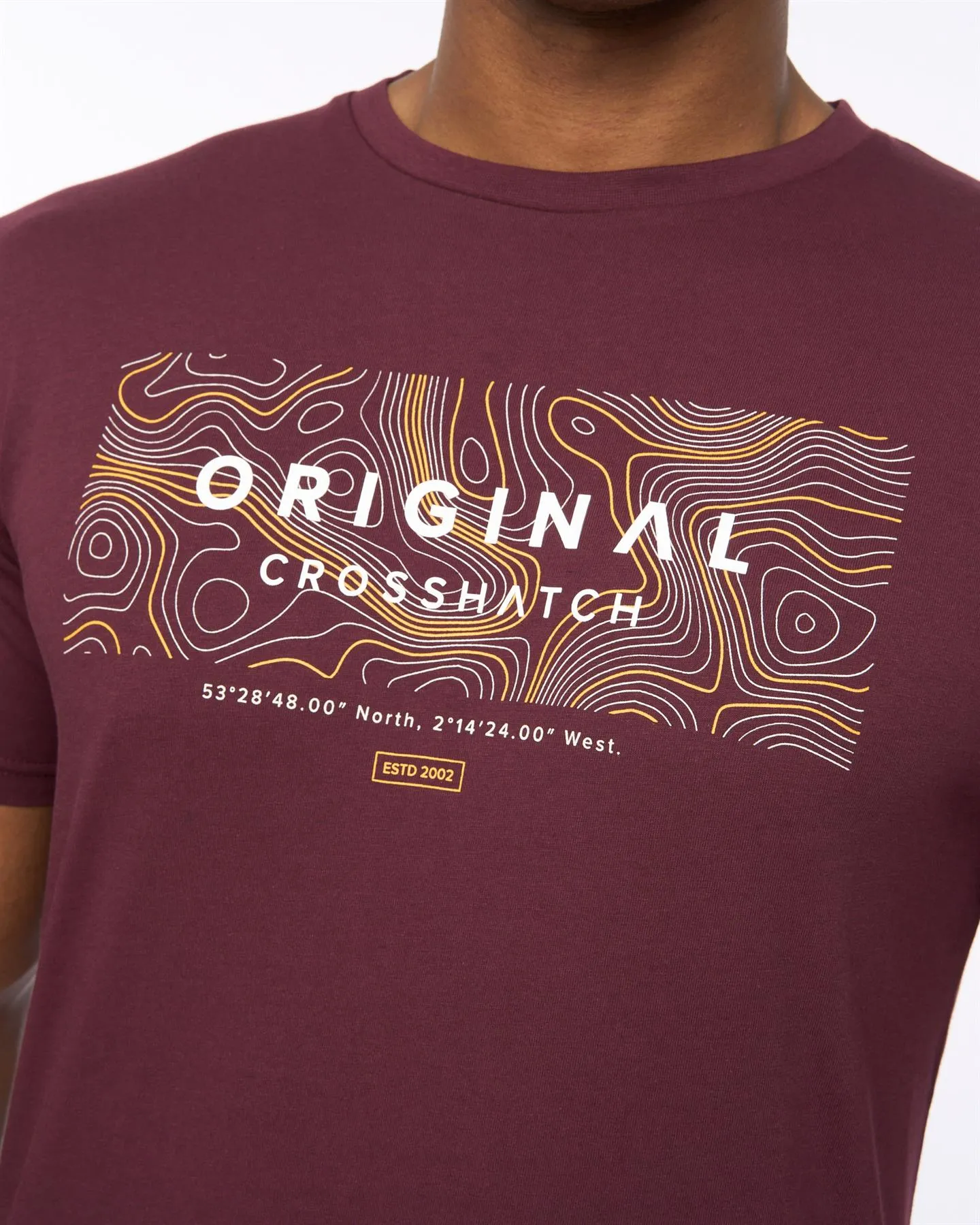 Mens Mappedout T-Shirt Raisin sold by Brand Corner product image thumbnail 5