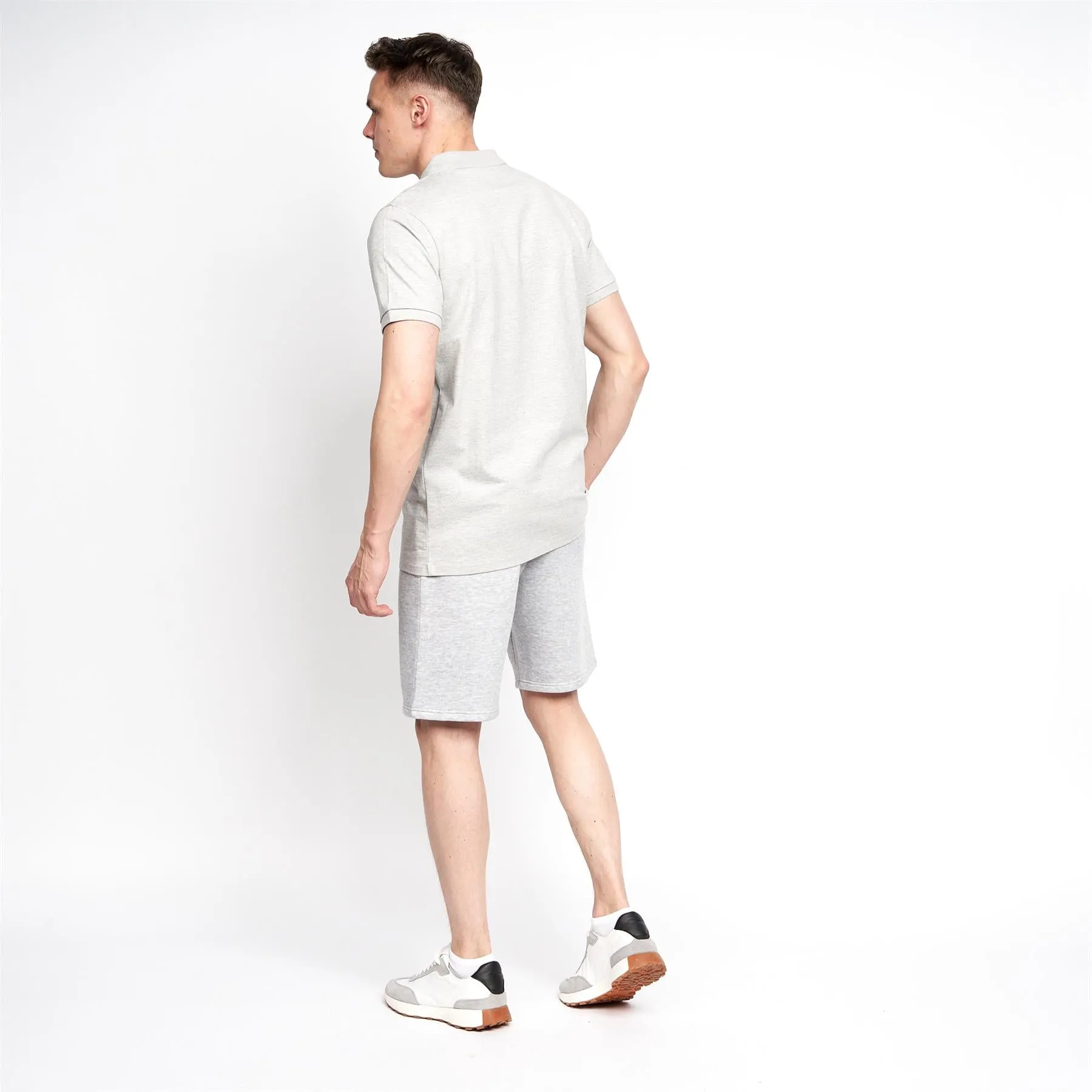 Mens Pritchard MVE Polo Grey Marl sold by Brand Corner product image thumbnail 4