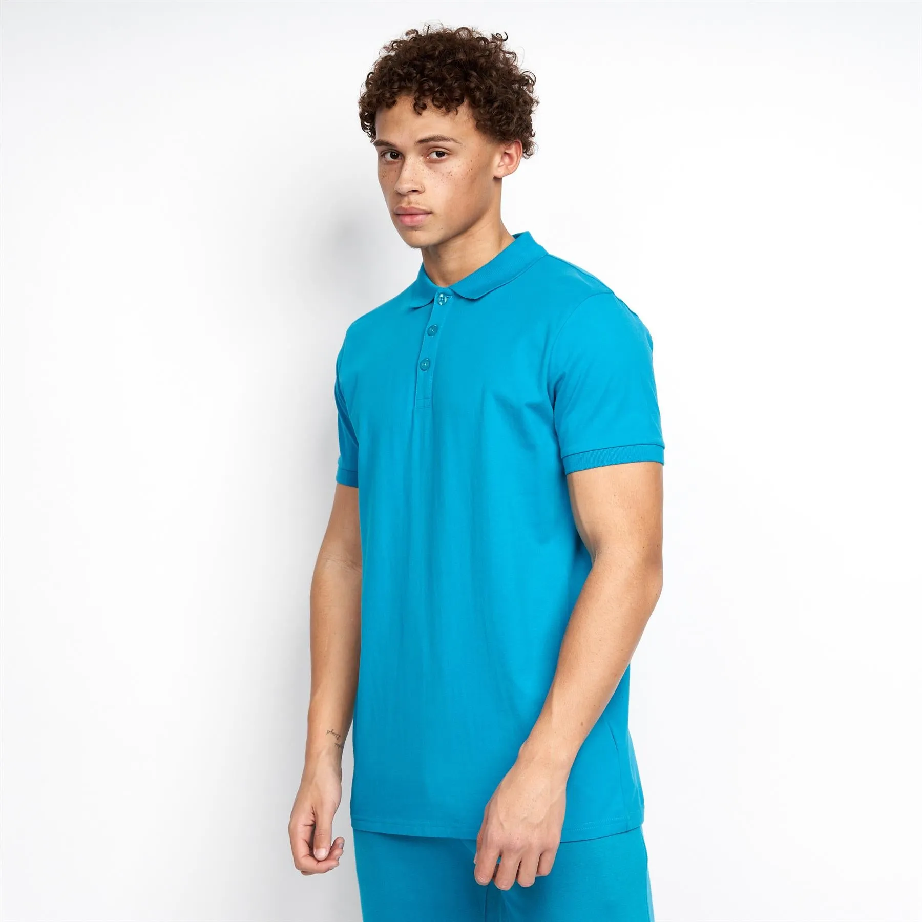 Mens Pritchard MVE Polo Teal sold by Brand Corner