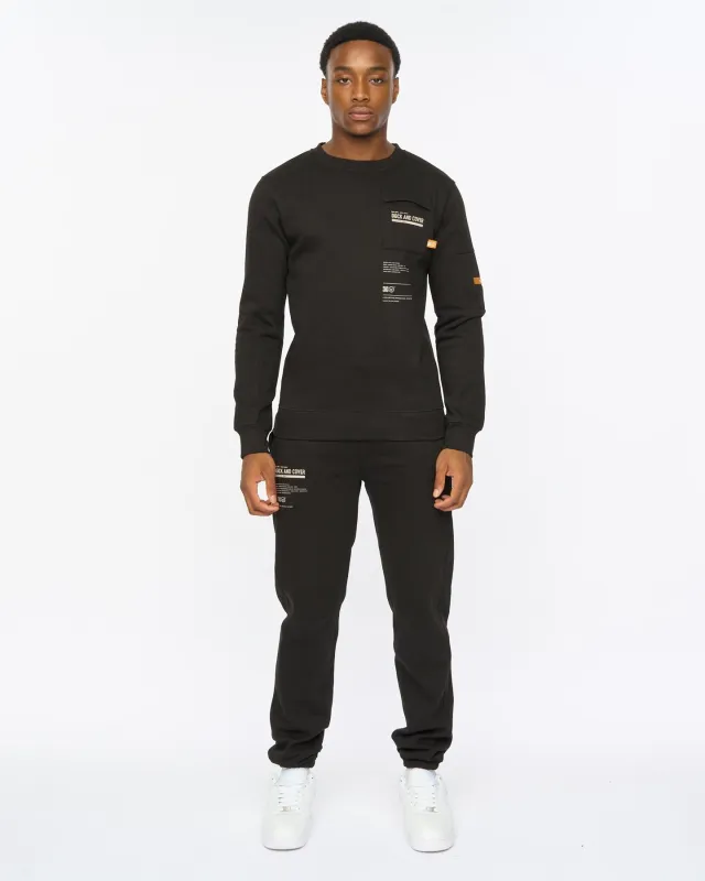 Mens Applewood Crew & Joggers Set Black sold by Brand Corner