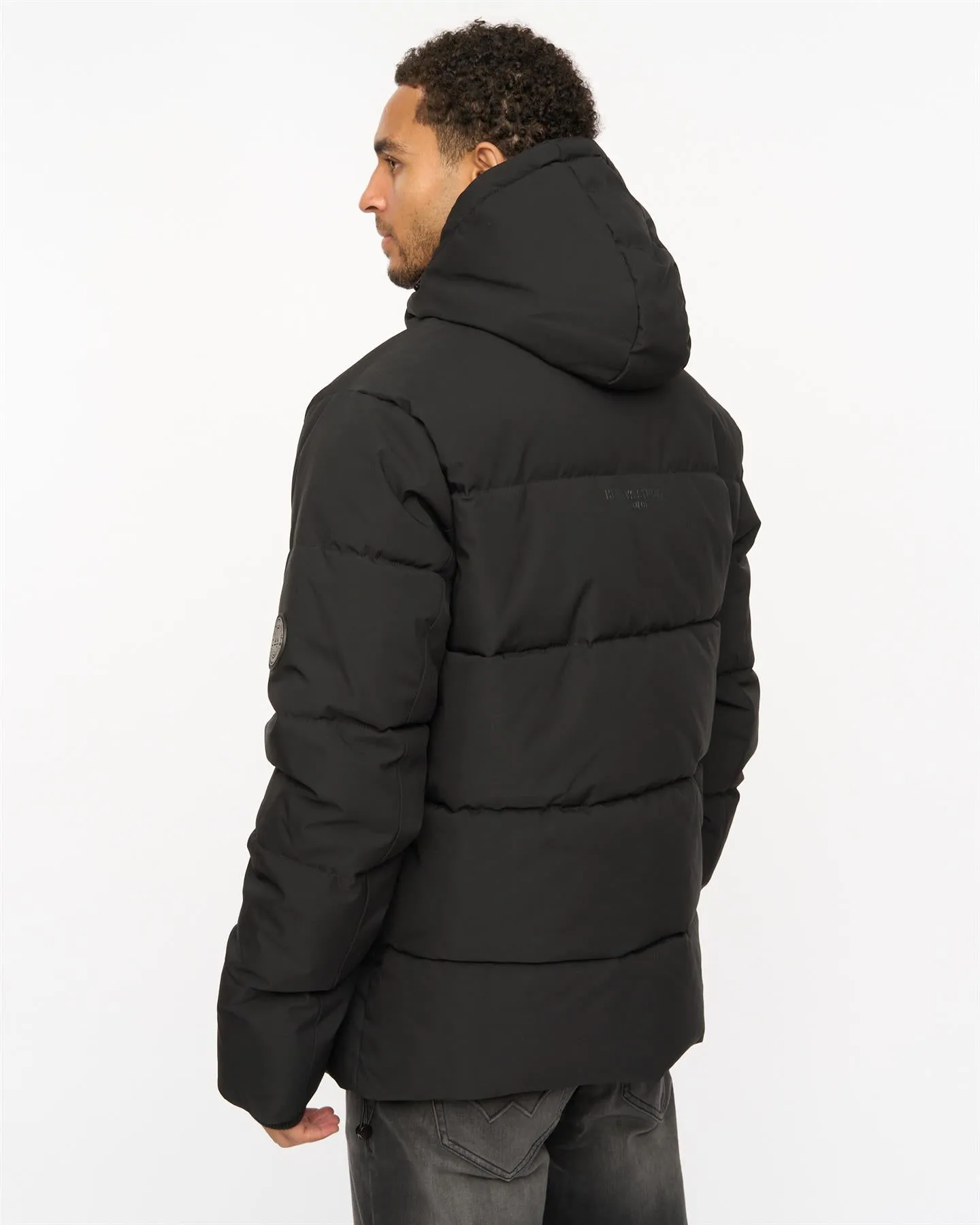 Mens System Ski Puffer Jacket Black sold by Brand Corner product image thumbnail 5