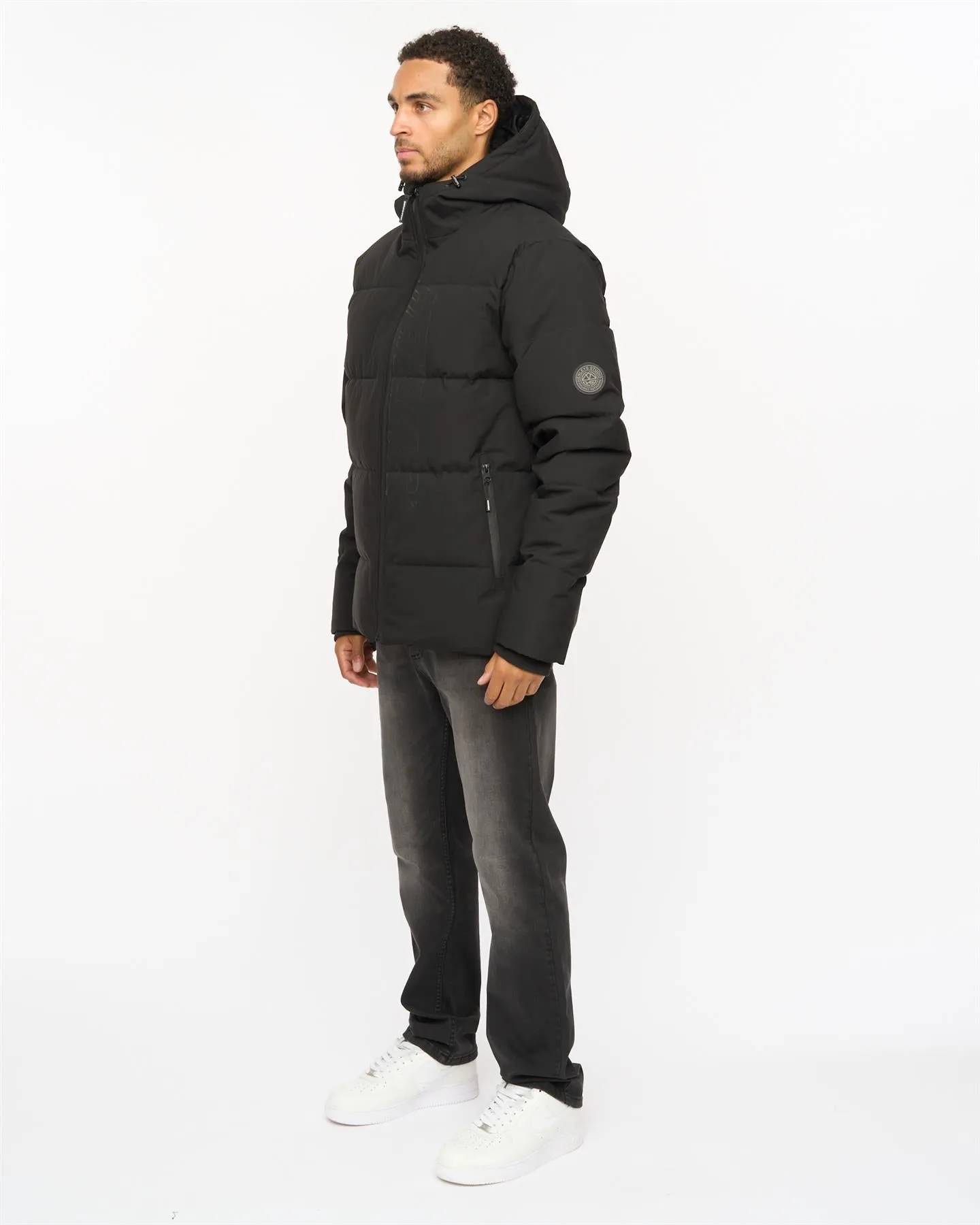 Mens System Ski Puffer Jacket Black sold by Brand Corner product image thumbnail 4
