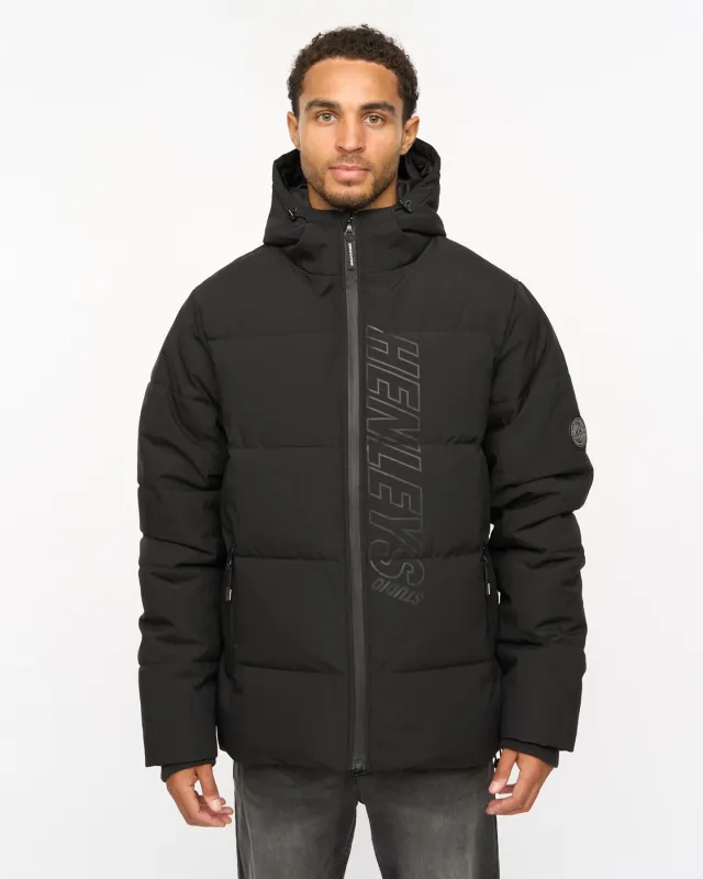 Mens System Ski Puffer Jacket Black sold by Brand Corner