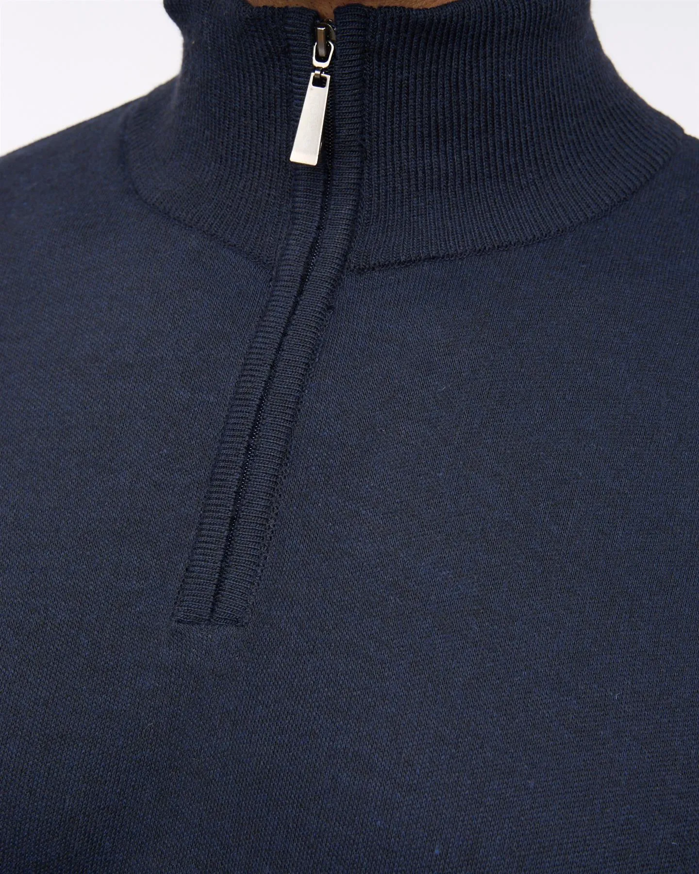Delloway 1/4 Zip Funnel Neck Jumper Navy sold by Brand Corner product image thumbnail 5