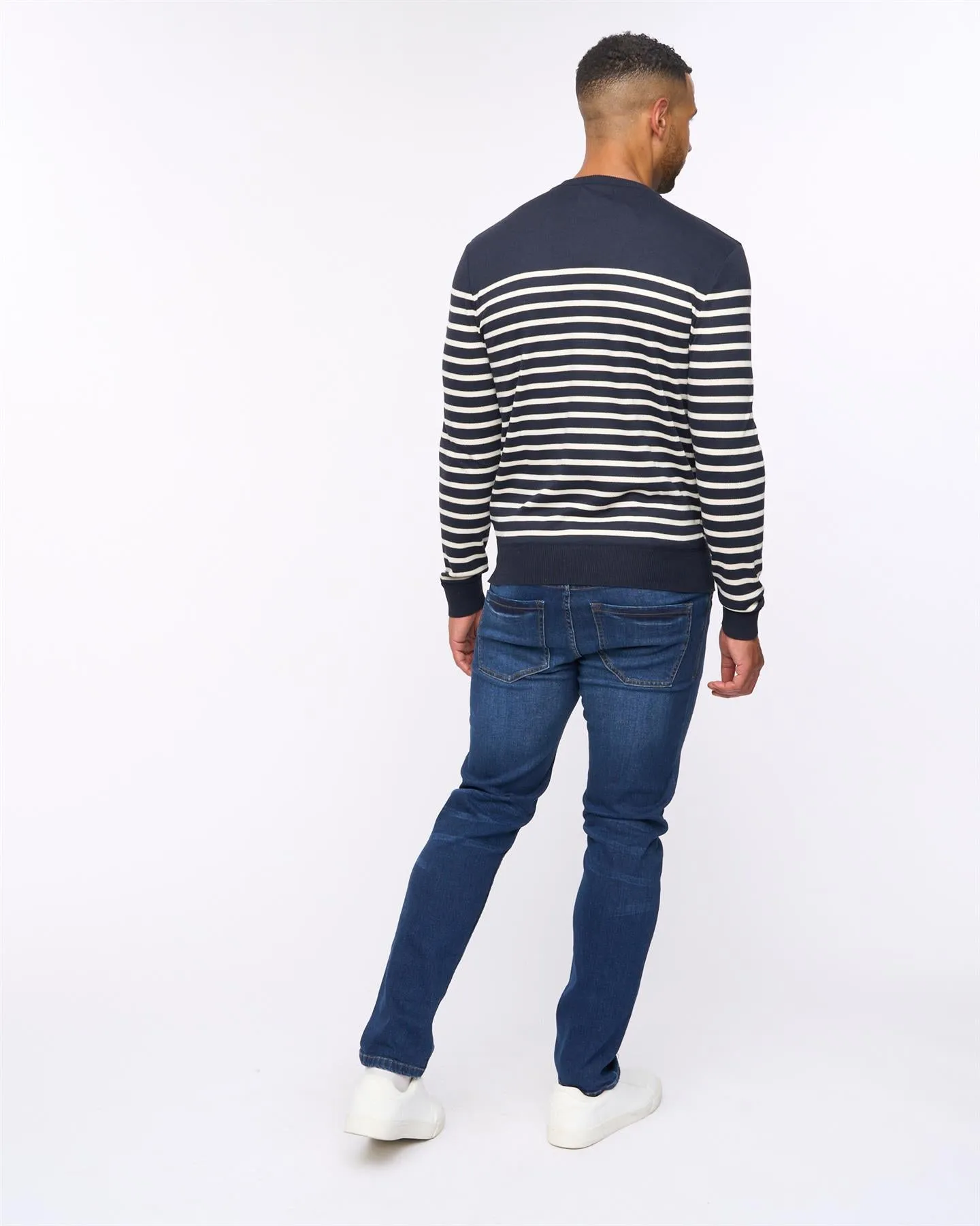 Howland Crew Neck Jumper Navy sold by Brand Corner product image thumbnail 4