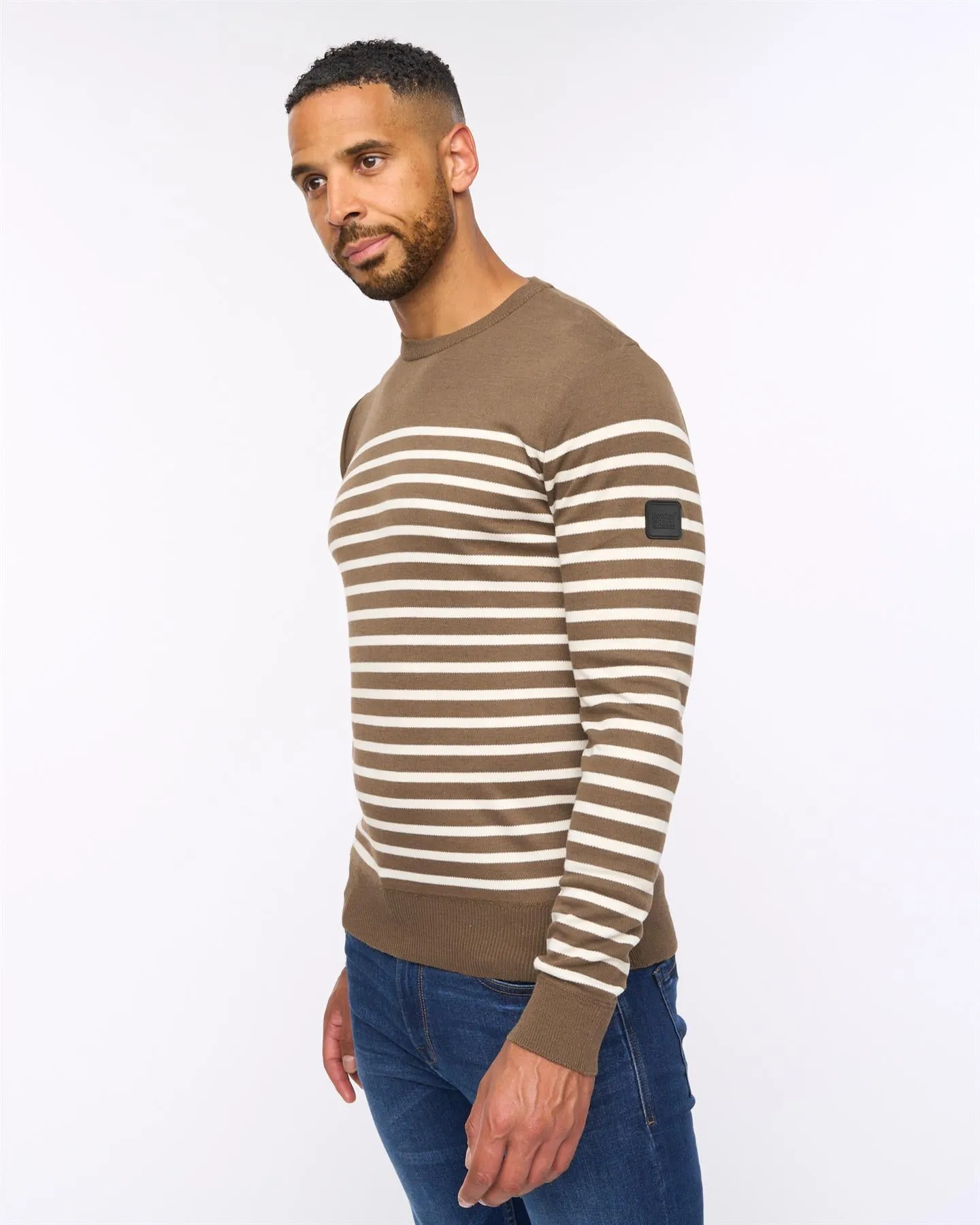 Howland Crew Neck Jumper Taupe sold by Brand Corner product image thumbnail 2