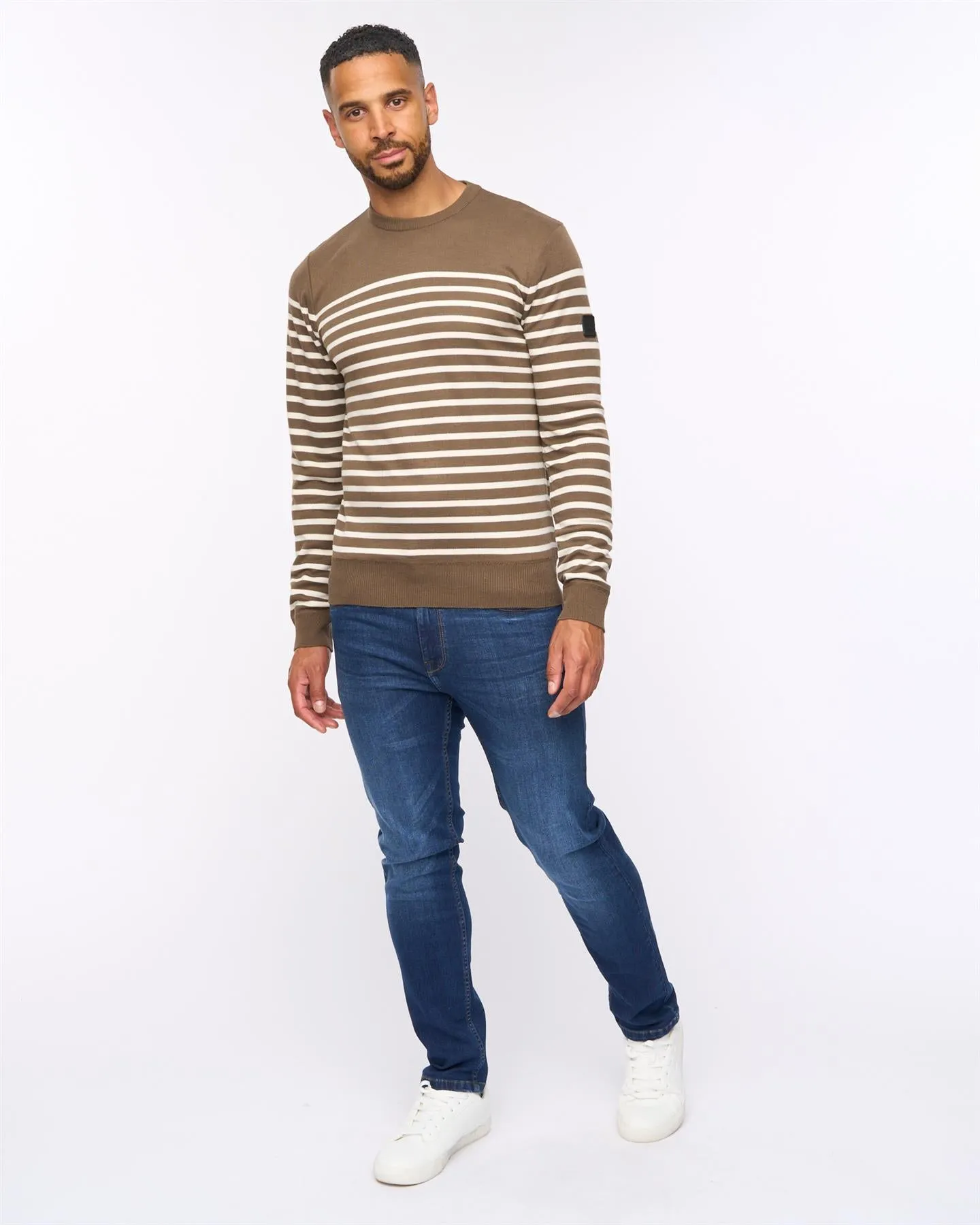 Howland Crew Neck Jumper Taupe sold by Brand Corner product image thumbnail 3