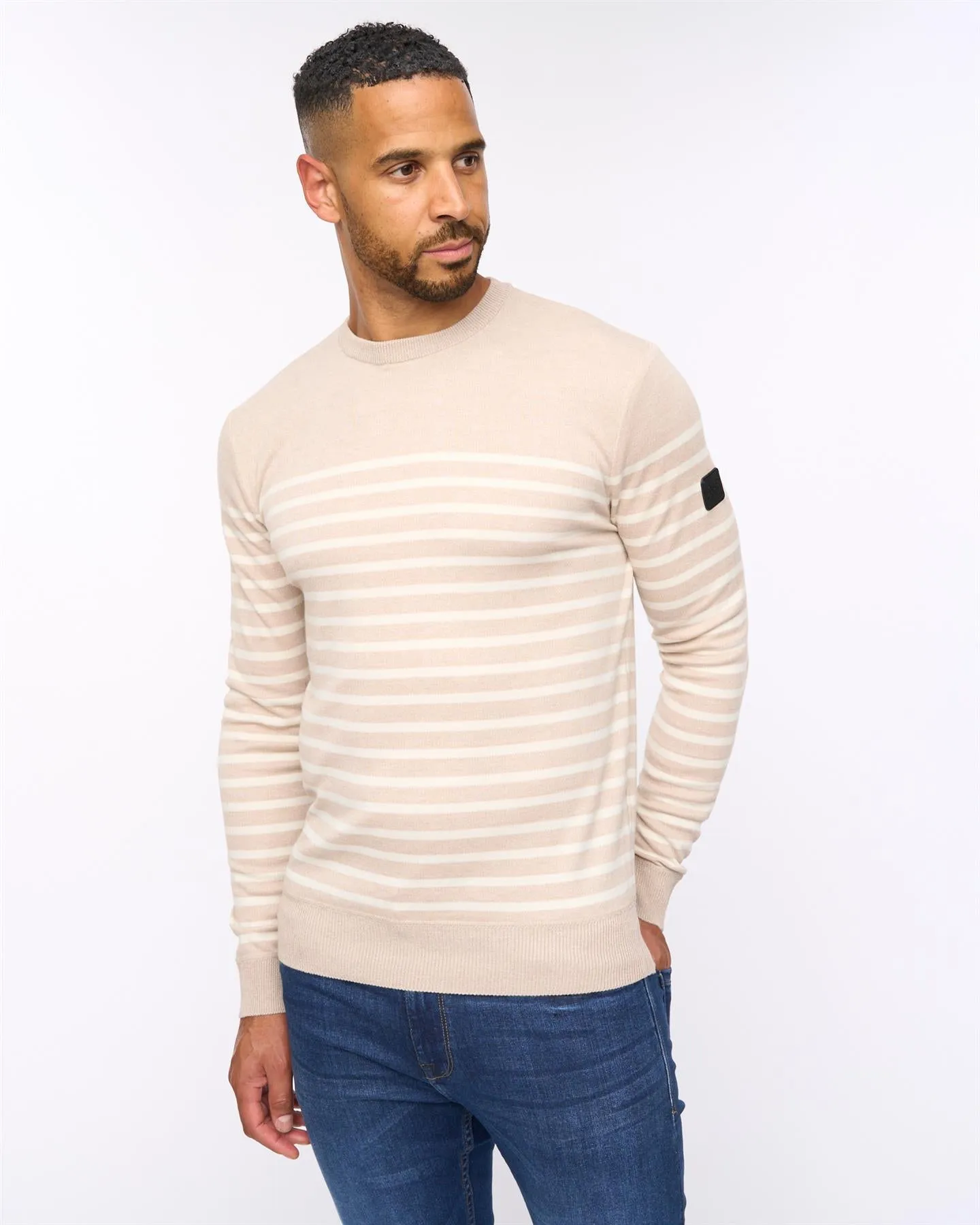 Howland Crew Neck Jumper Beige Marl sold by Brand Corner product image thumbnail 2