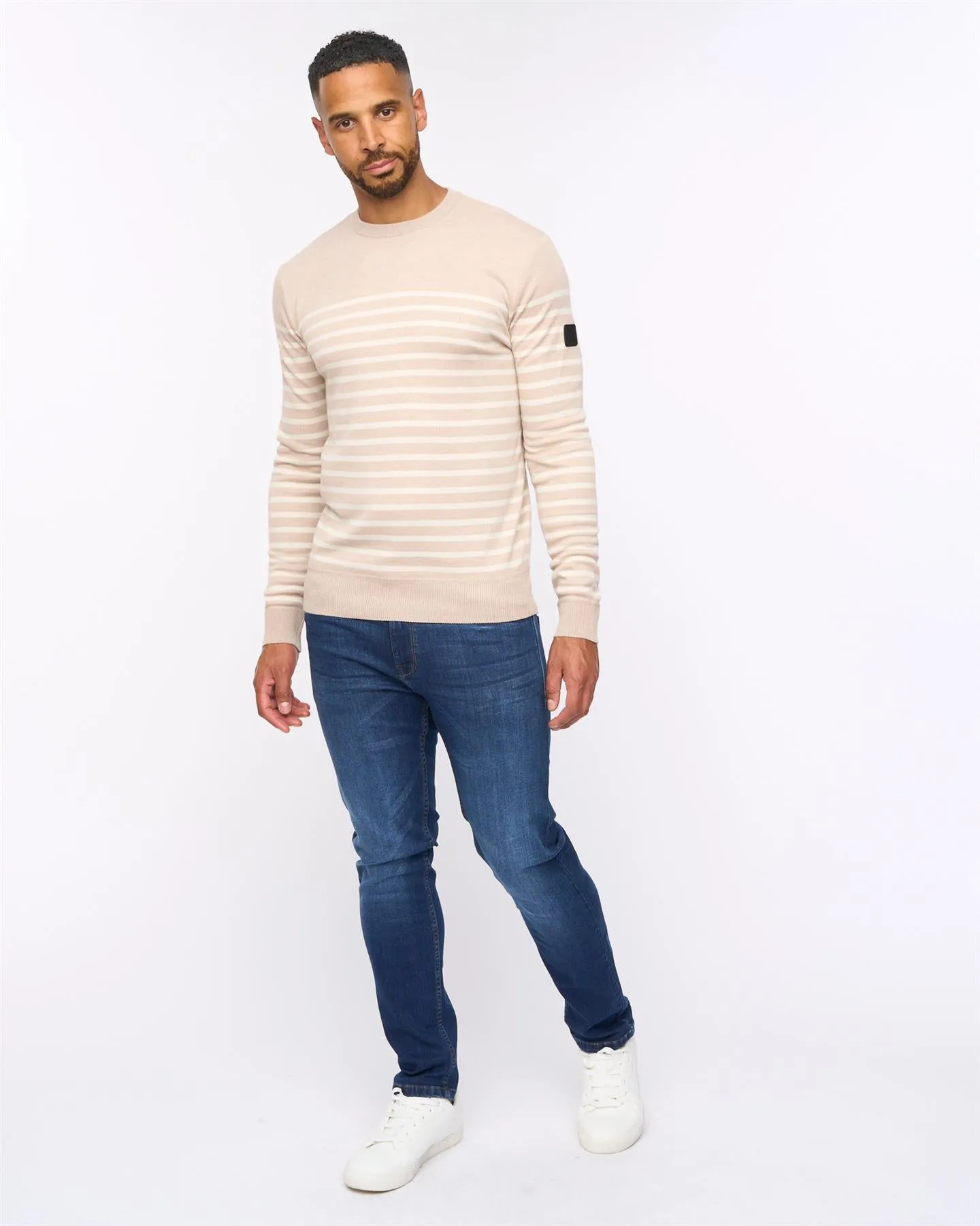 Howland Crew Neck Jumper Beige Marl sold by Brand Corner product image thumbnail 3