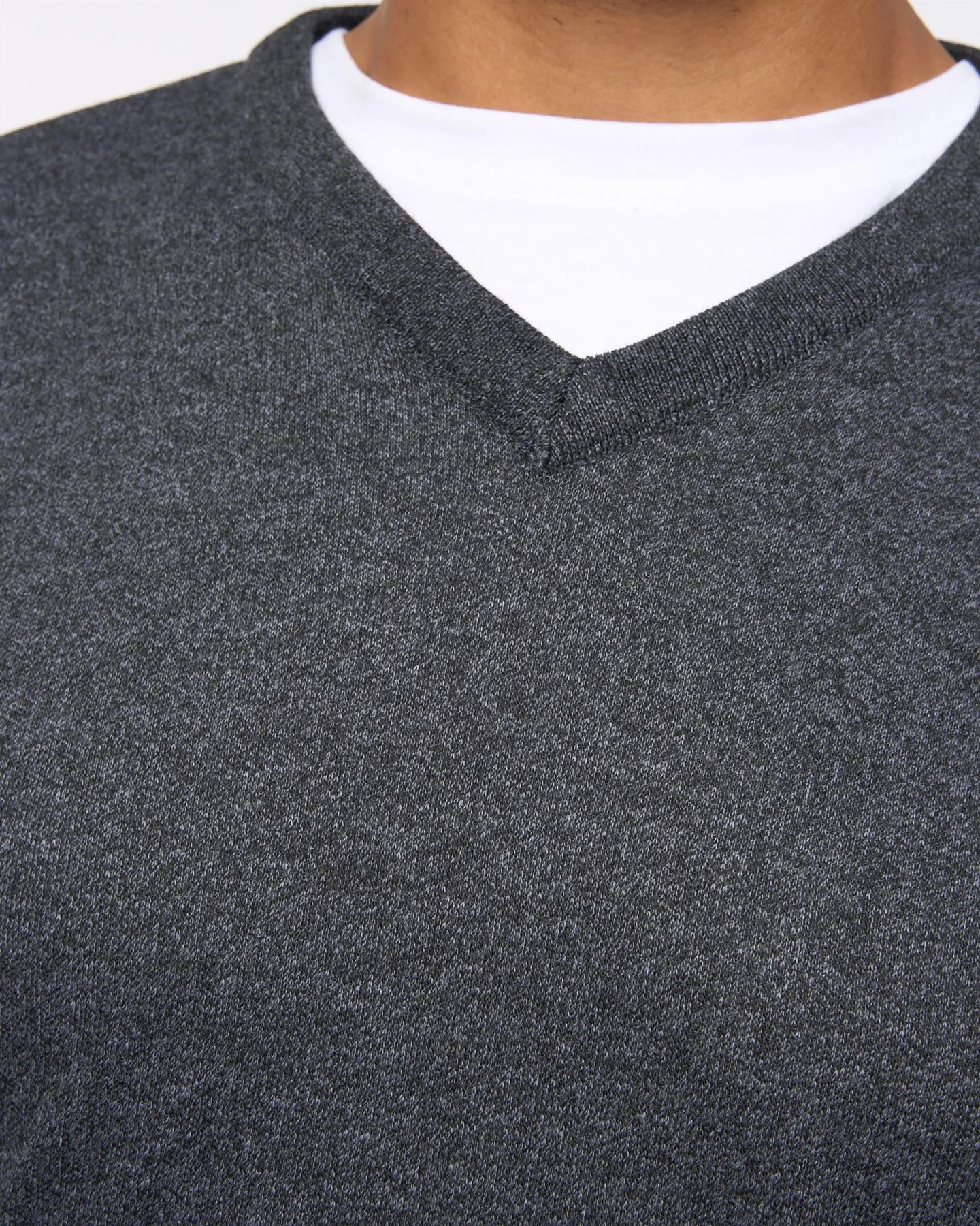 Tinworth V-Neck Jumper Black Marl sold by Brand Corner product image thumbnail 5