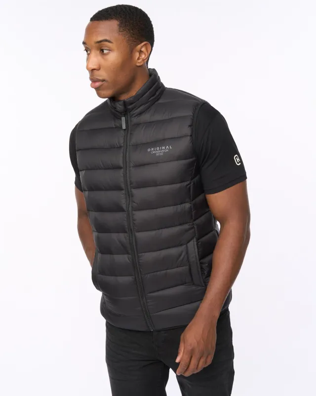 Mens Gattering MVE Gilet Black sold by Brand Corner