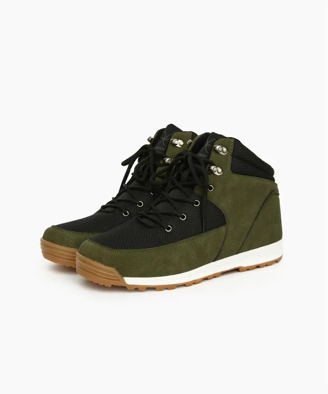 Mens Fordbliss Boots Dark Olive/Black sold by Brand Corner