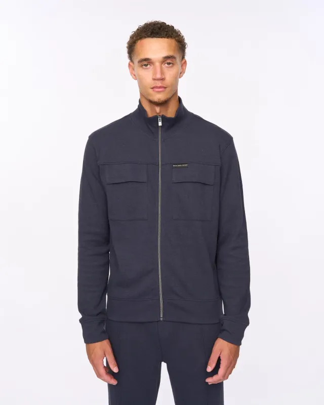 Mens Tames Zip Thru Sweat Navy sold by Brand Corner