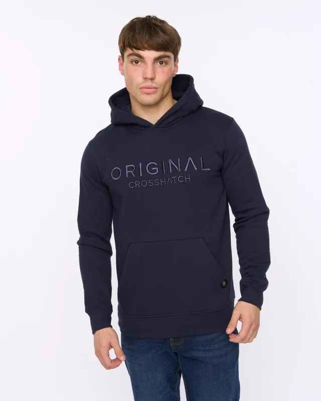 Mens Haromere Hoodie Navy sold by Brand Corner