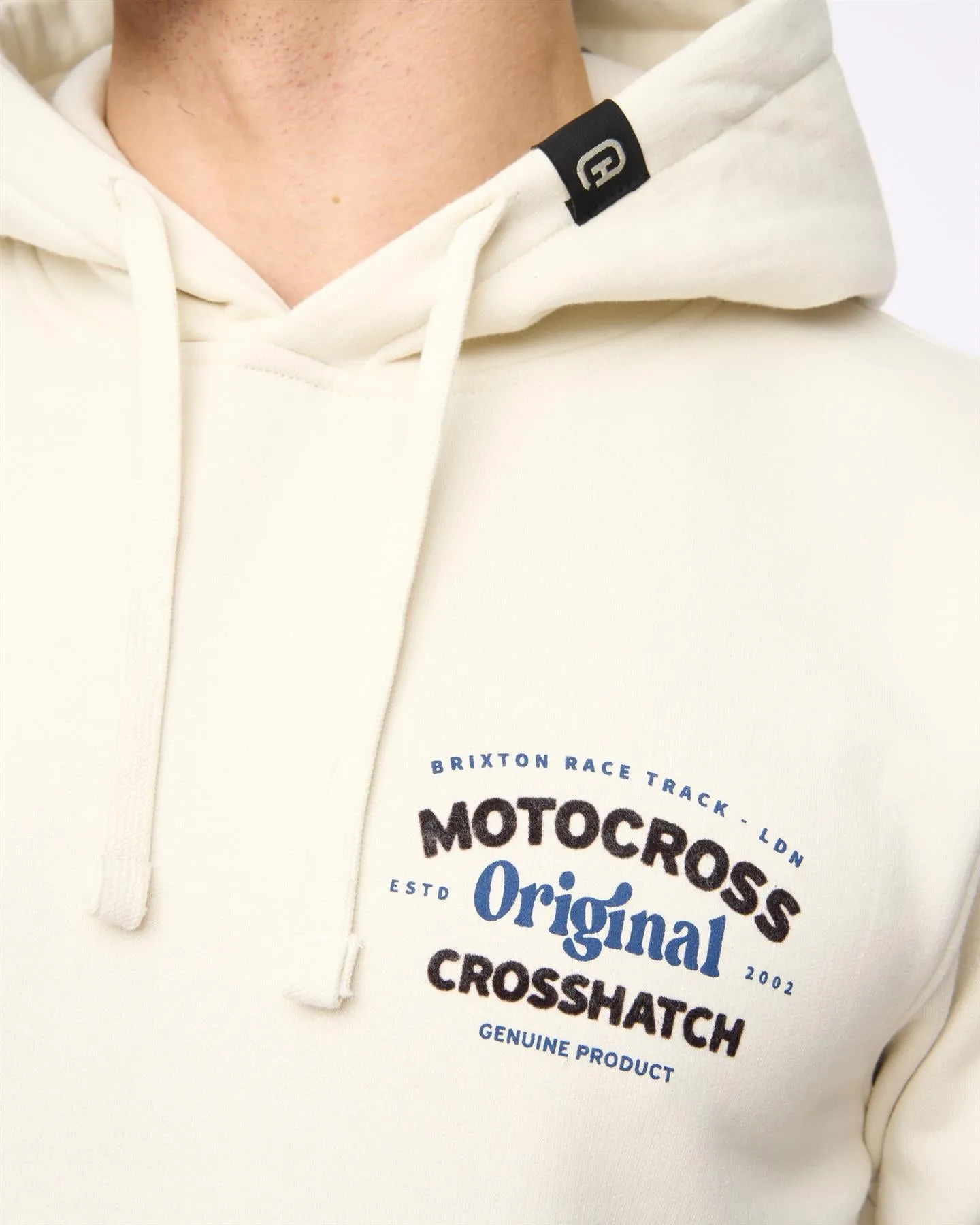 Mens Motocross Hoodie Light Stone sold by Brand Corner product image thumbnail 5