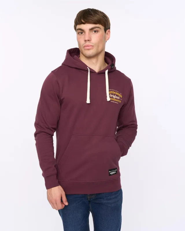 Mens Motocross Hoodie Wine sold by Brand Corner