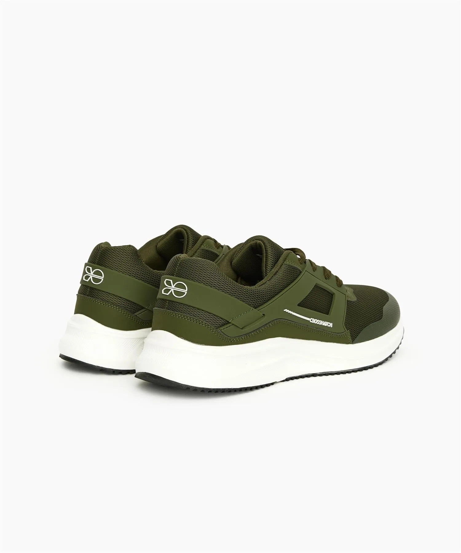Mens Holywell Flyknit Trainers Olive/White sold by Brand Corner product image thumbnail 3