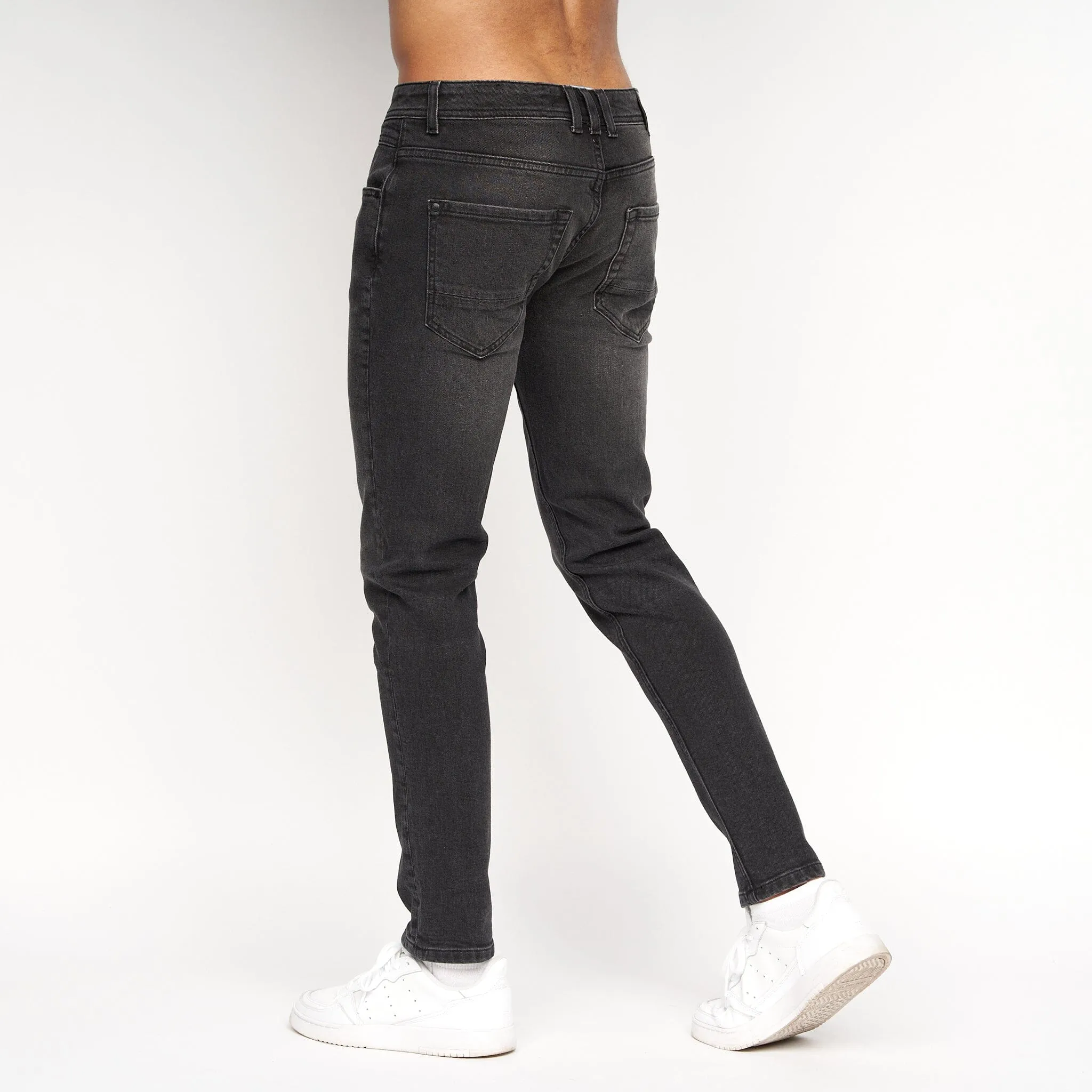 Crosshatch - Sheldons Slim Fit Jeans Black sold by Brand Corner product image thumbnail 3