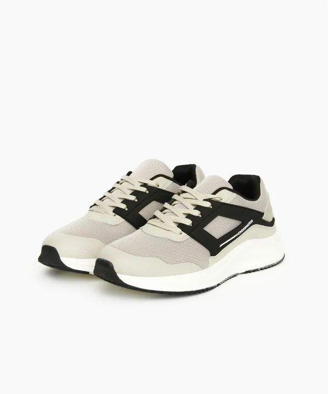 Mens Holywell Flyknit Trainers Stone/White sold by Brand Corner