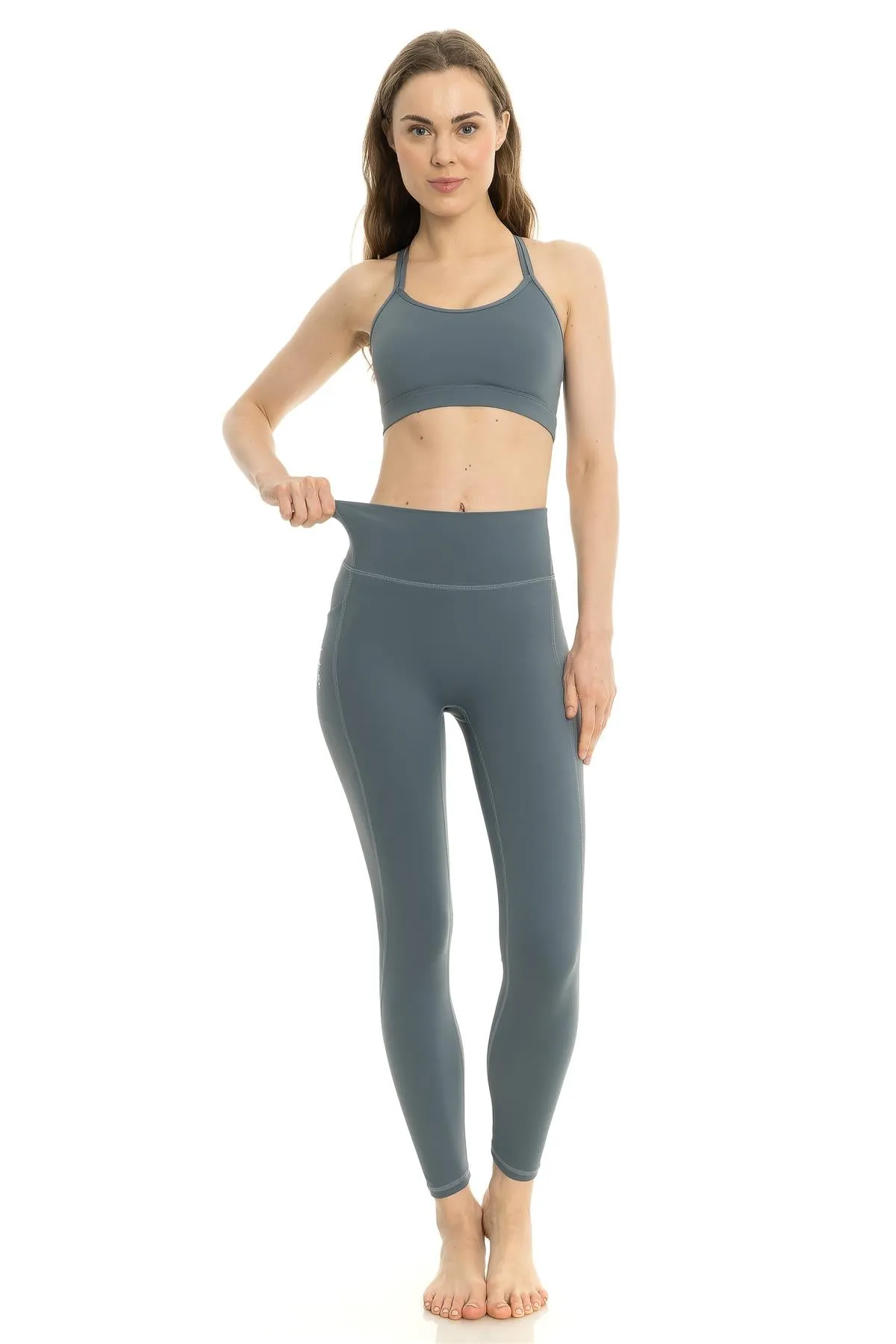 Arya Pocket Leggings Slate Green sold by Brand Corner product image thumbnail 2