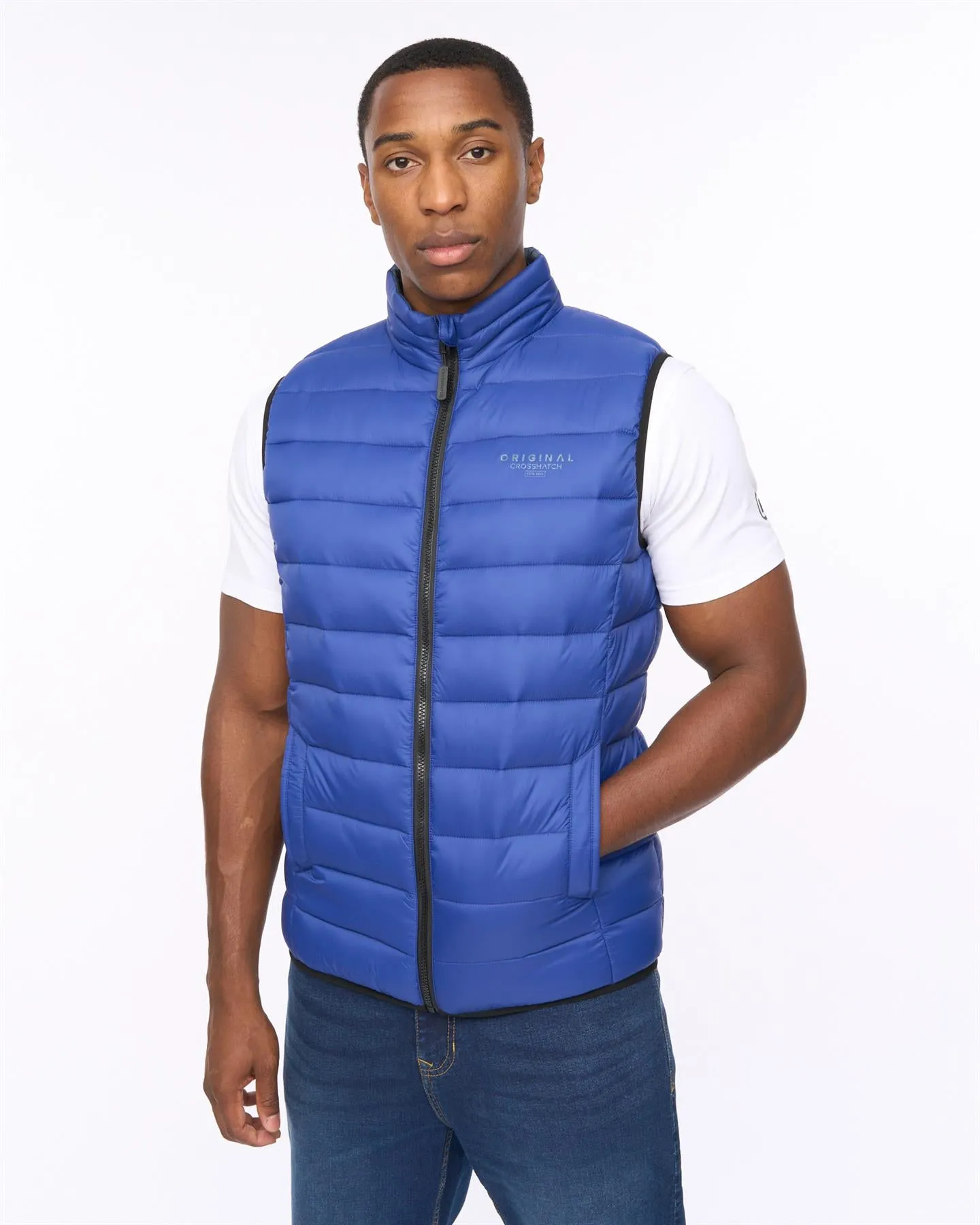 Mens Gattering MVE Gilet Royal sold by Brand Corner