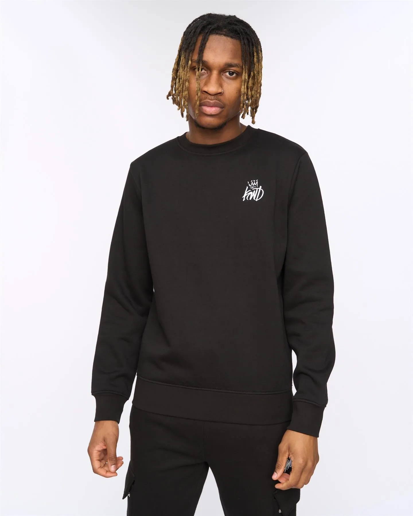 Mens Crosby Crew Sweat Black sold by Brand Corner product image thumbnail 5
