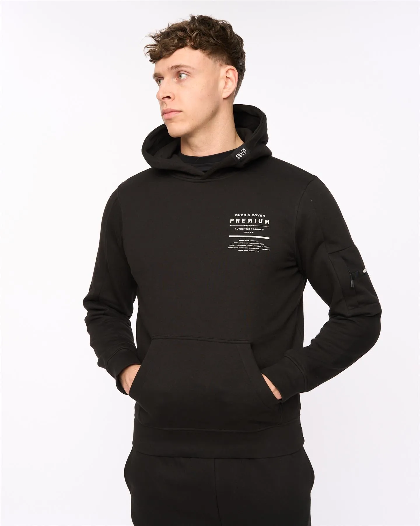 Mens Rayland Hoodie Black sold by Brand Corner product image thumbnail 5