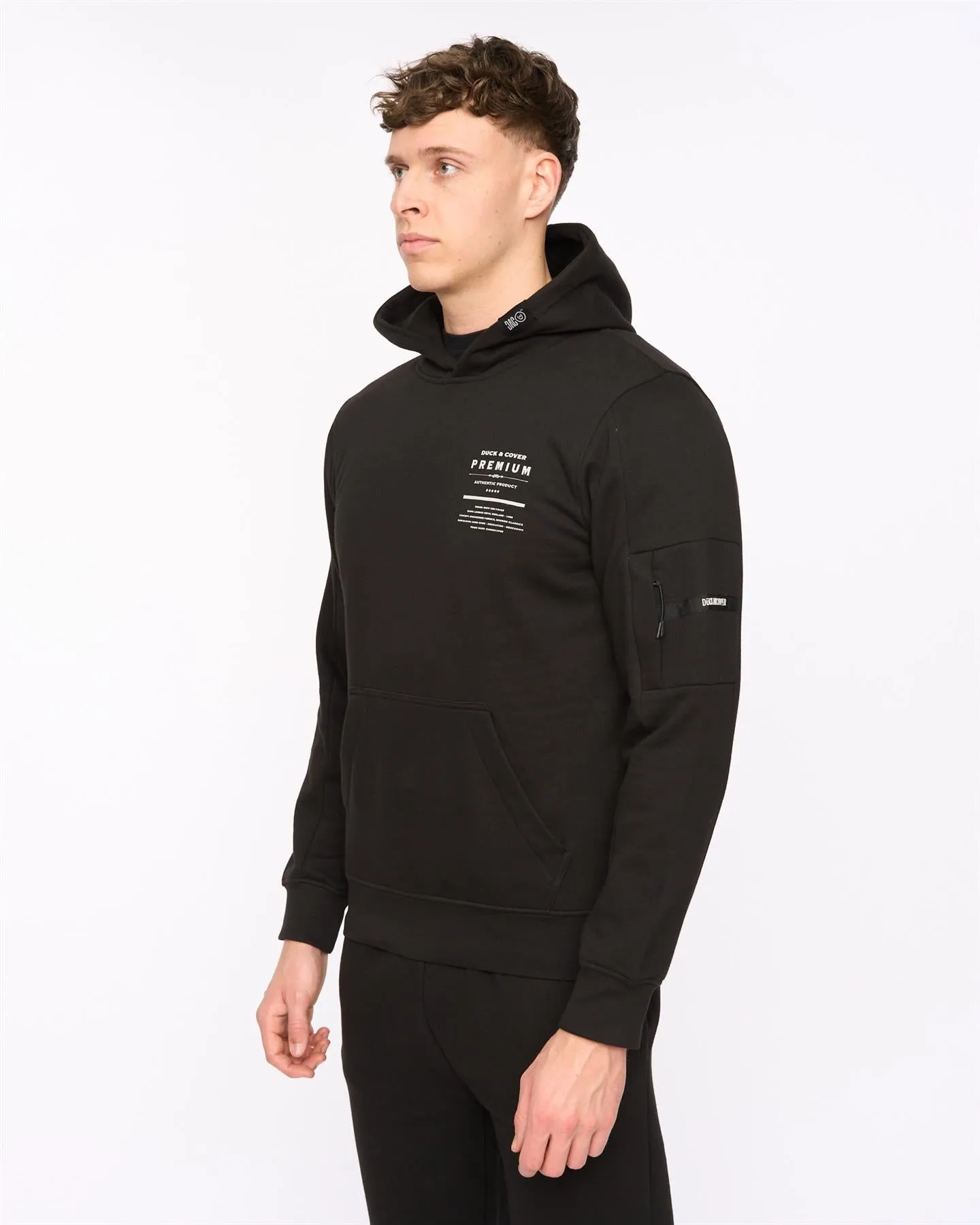 Mens Rayland Hoodie Black sold by Brand Corner product image thumbnail 2